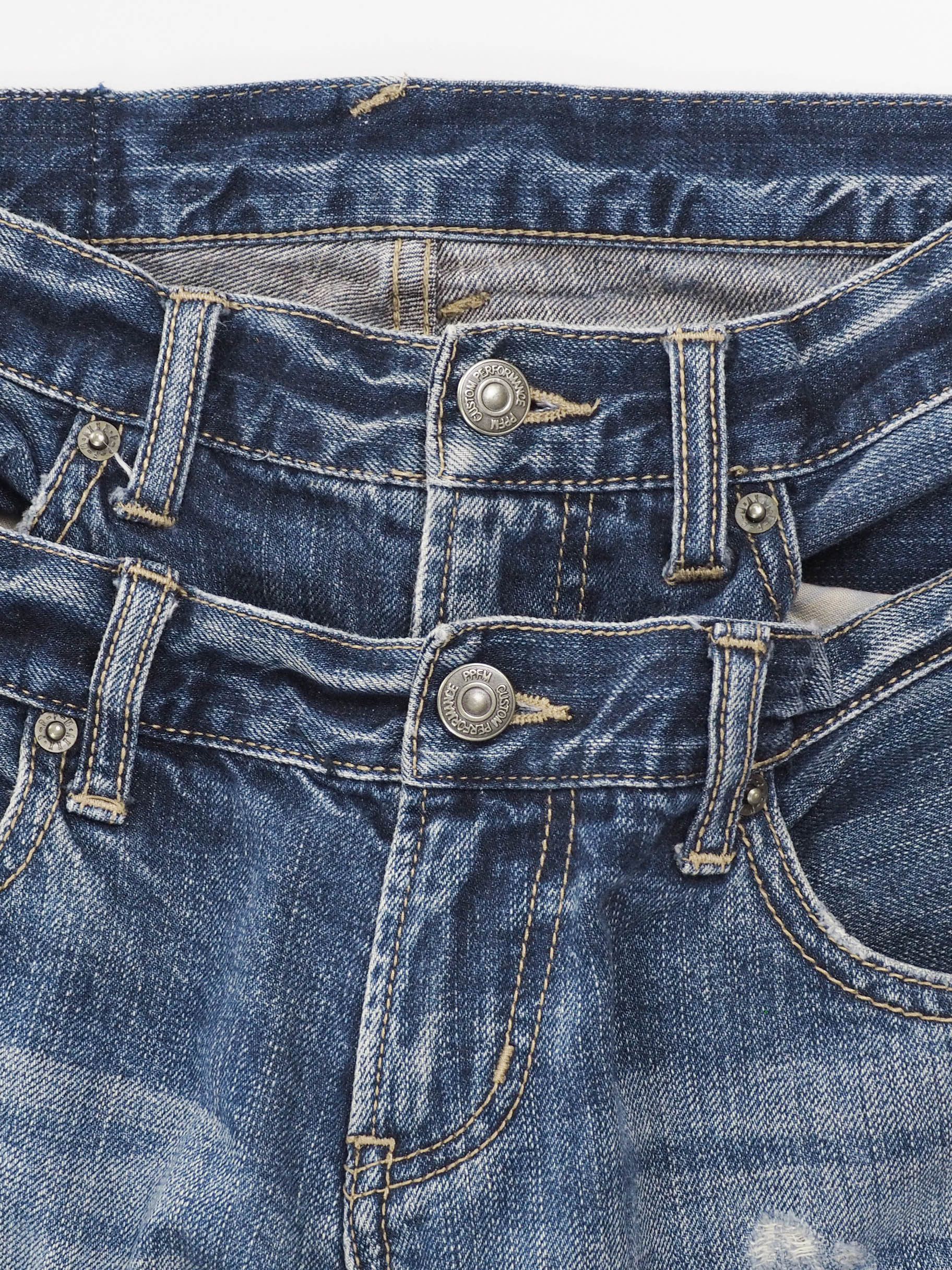 Japanese Brand × PPFM PPFM double waist jeans Size US 30 / EU 46 - 6 Thumbnail