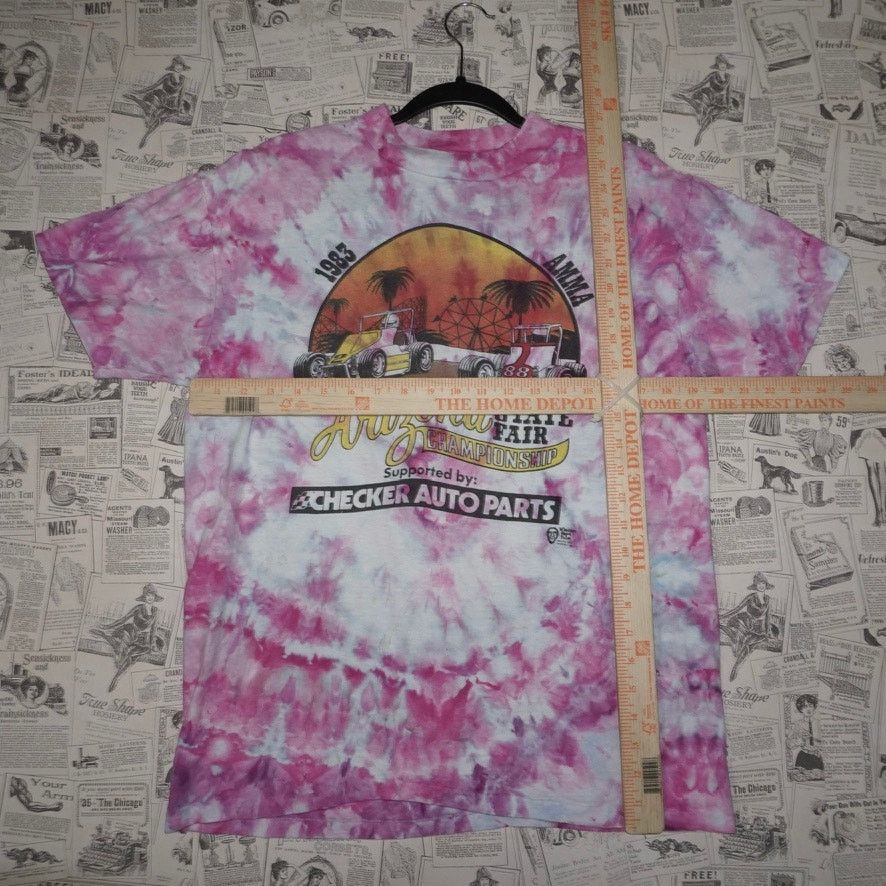 Hanes Large - Vintage Y2K Arizona State midget car race 80s tshirt Size US L / EU 52-54 / 3 - 4 Thumbnail