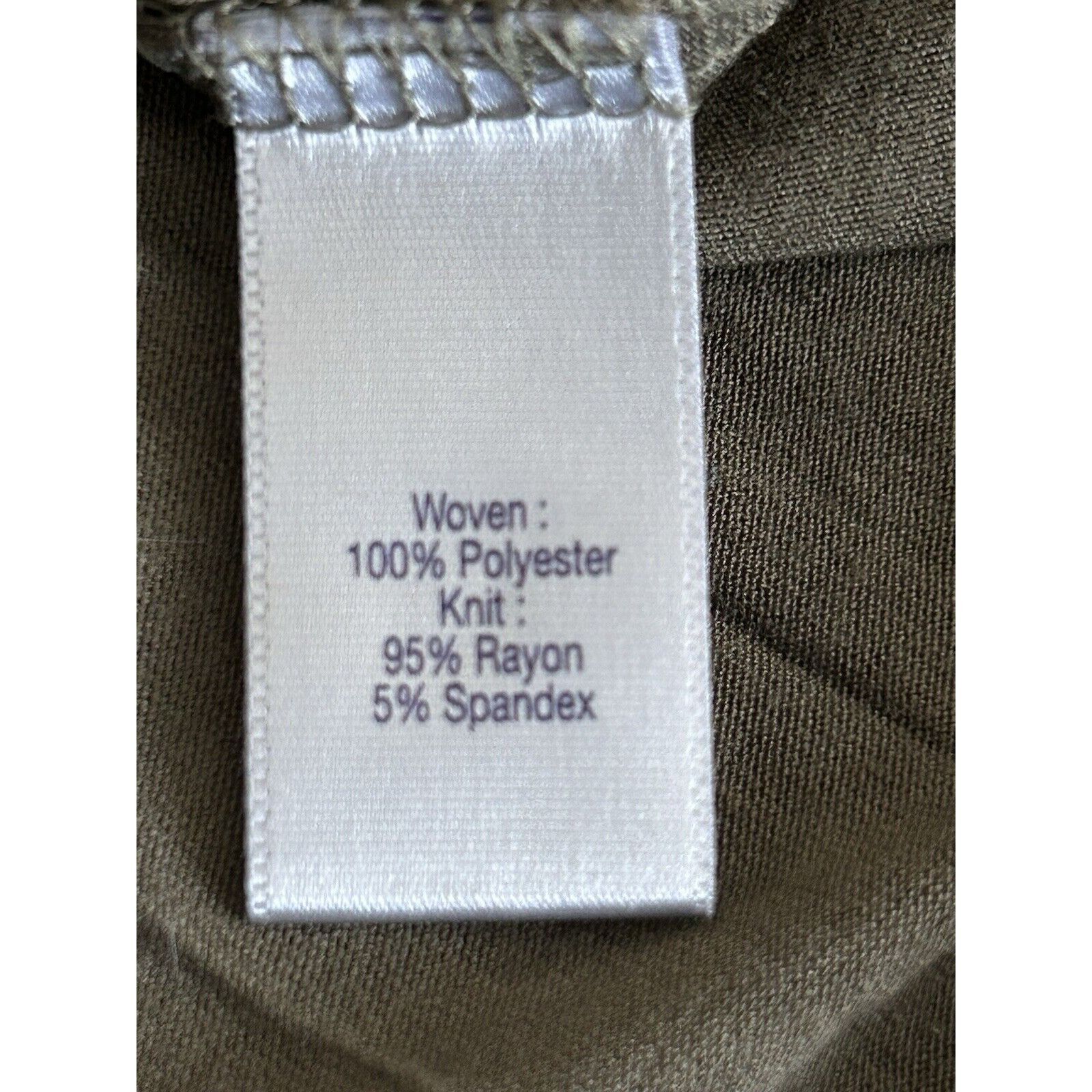 Jennifer Lopez JENNIFER LOPEZ J LO Petite Womens Sage Army Green Embellish Size XXL / US 16-18 / IT 52-54 - 5 Thumbnail