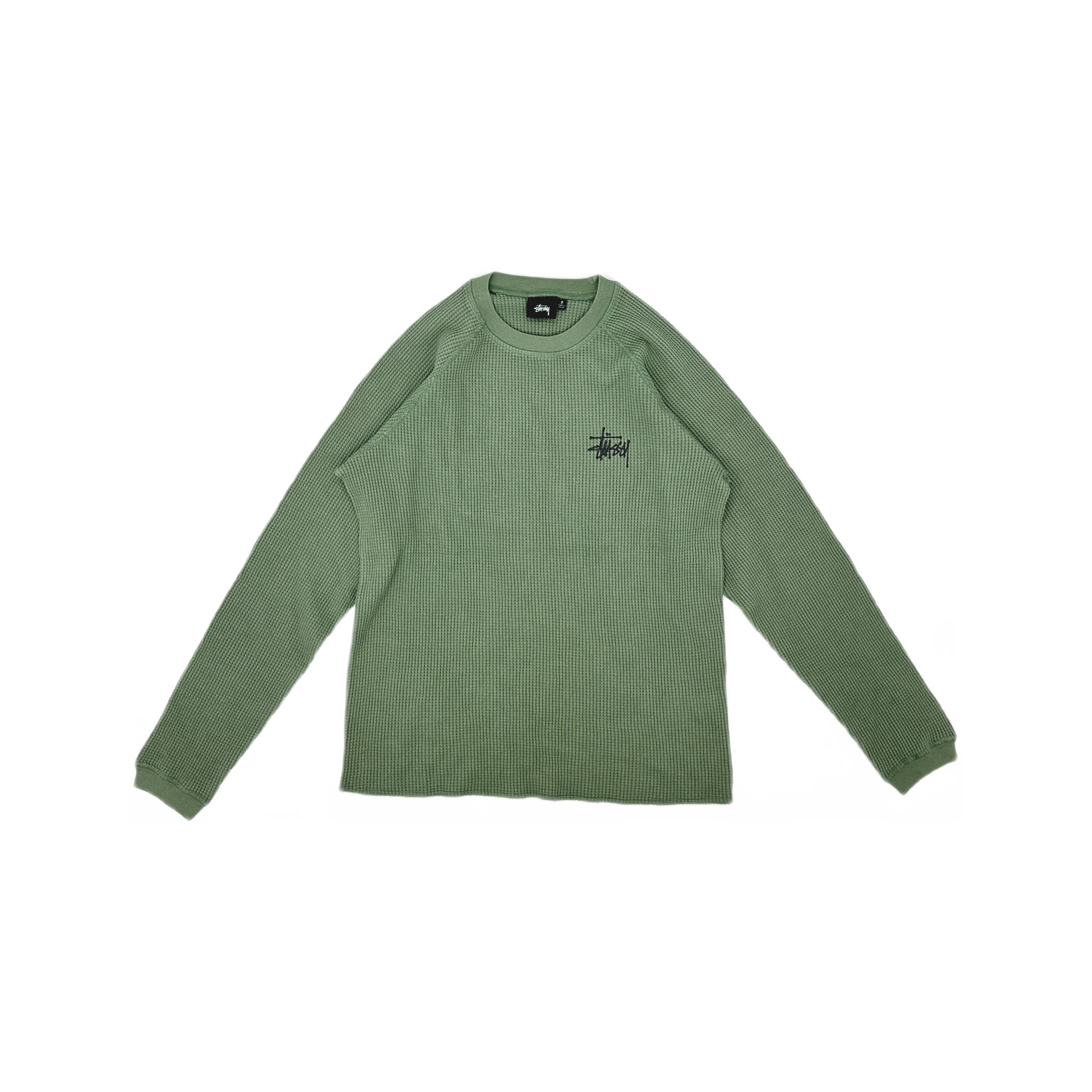Stussy Stussy Waffle Knit Long Sleeve Tee Size S Size US S / EU 44-46 / 1 - 1 Thumbnail