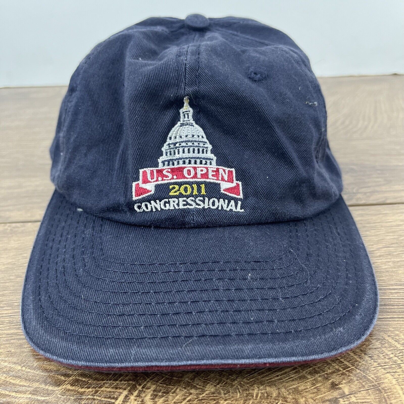 Other 2011 US Open Hat Congressional Hat Blue Adjustable Hat Blue Size ONE SIZE - 5 Thumbnail
