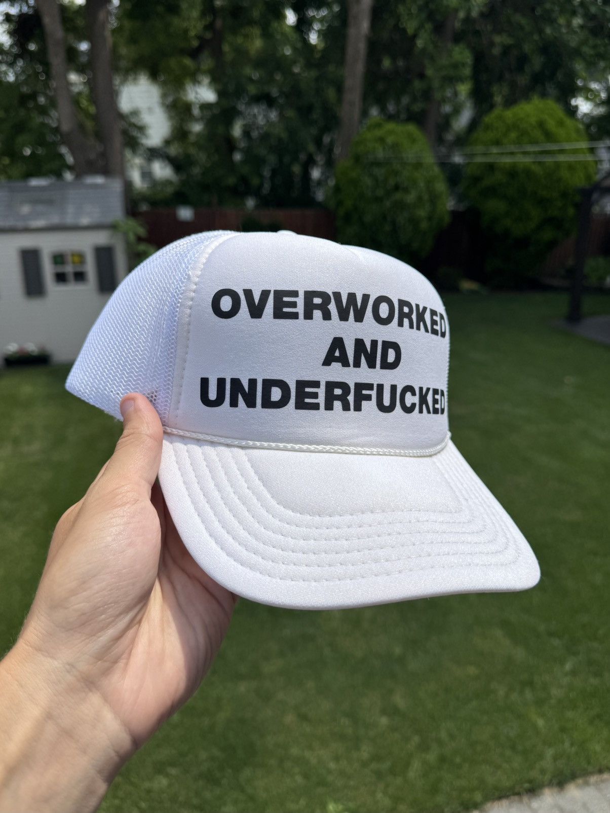 Other Overworked Foam Trucker Hat Size ONE SIZE - 2 Thumbnail