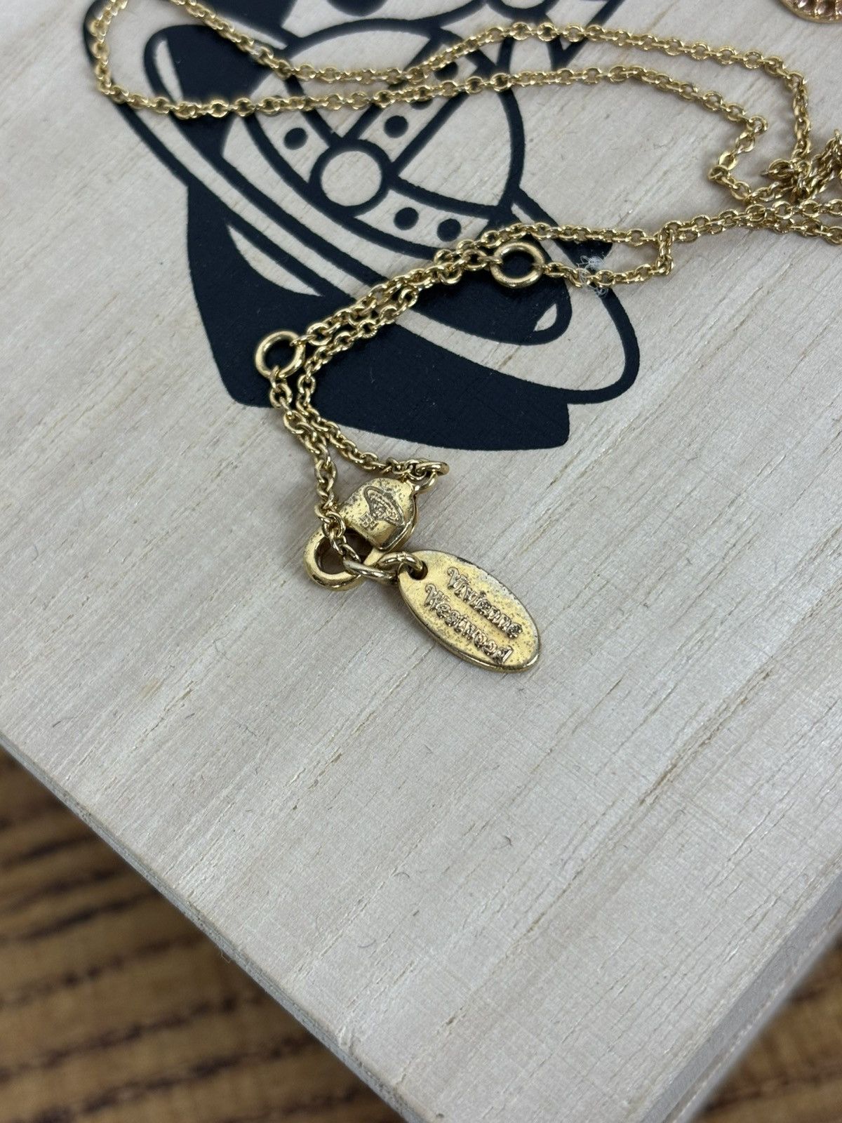 Vivienne Westwood Vivienne Westwood Petra Heart Pendant Necklace Red Diamante Size ONE SIZE - 5 Thumbnail