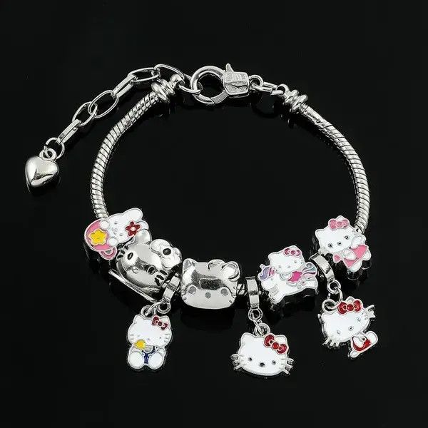 Japanese Brand Kitty Charms Bracelet Size ONE SIZE - 1 Thumbnail