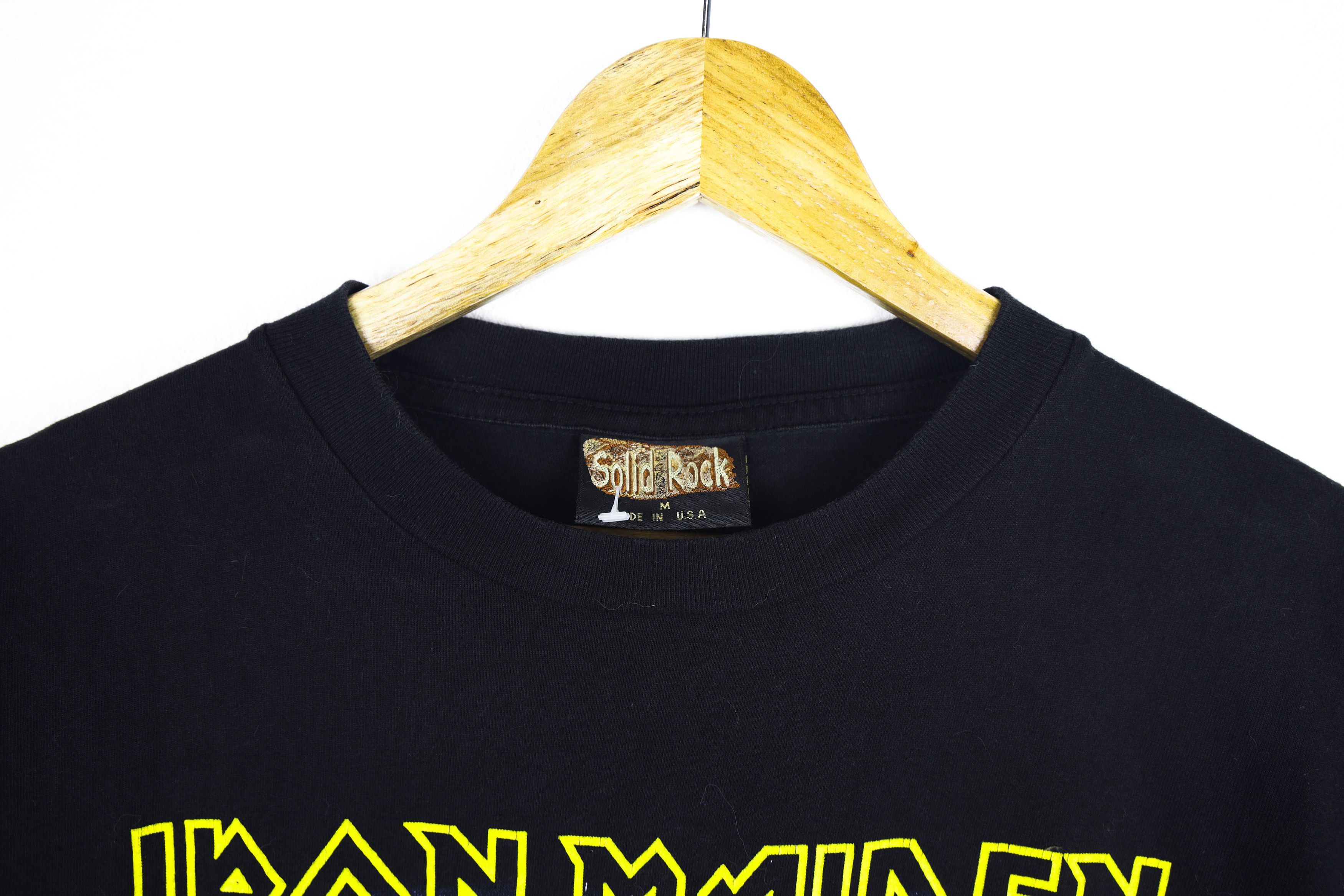 Band Tees × Iron Maiden × Vintage Vintage Iron Maiden Graphic Print Merch Tee T-shirt Size US M / EU 48-50 / 2 - 5 Thumbnail
