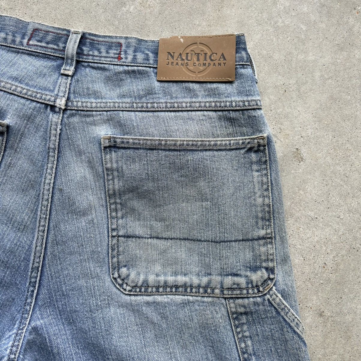 Nautica × Vintage vintage Y2K NAUTICA JEANS Distressed Baggy Cargo jorts short Size US 32 / EU 48 - 9 Thumbnail
