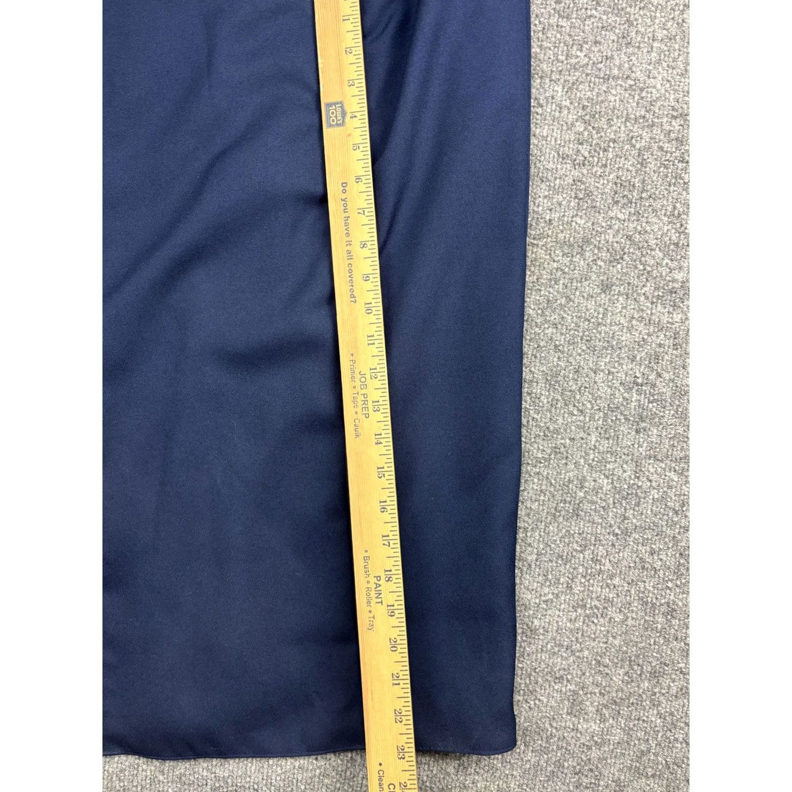 Vintage Alfred Angelo Dress Juniors 11/12 Blue Bow Back Cutout Long Formal Gown Size L / US 10 / IT 46 - 5 Thumbnail