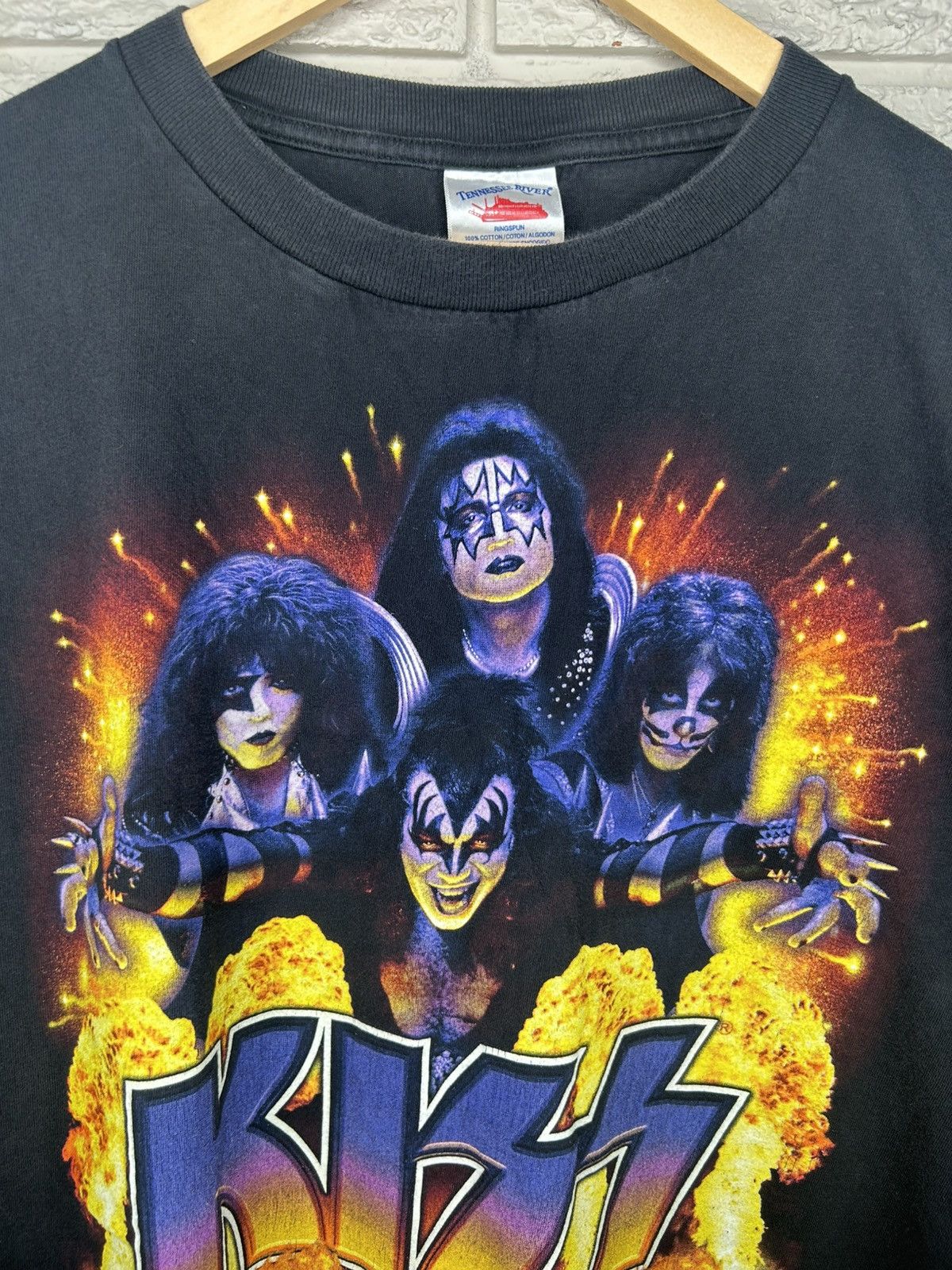 Band Tees Vintage Kiss World Domination Tour T Shirt Size US XL / EU 56 / 4 - 5 Thumbnail
