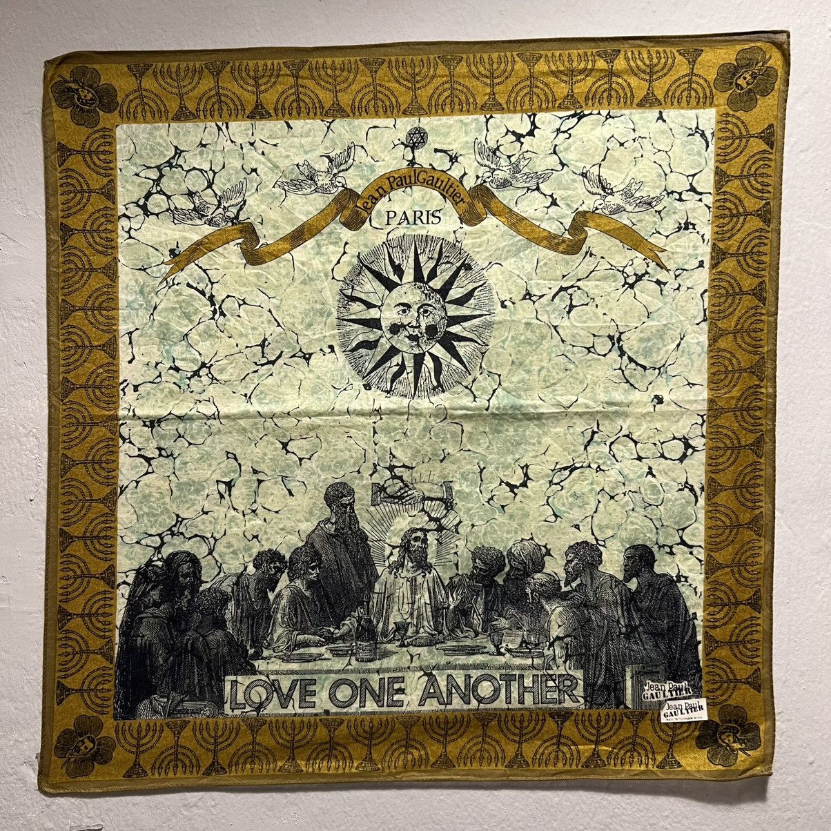 Jean Paul Gaultier Jean Paul Gaultier “The Last Supper” Scarf Size ONE SIZE - 1 Thumbnail