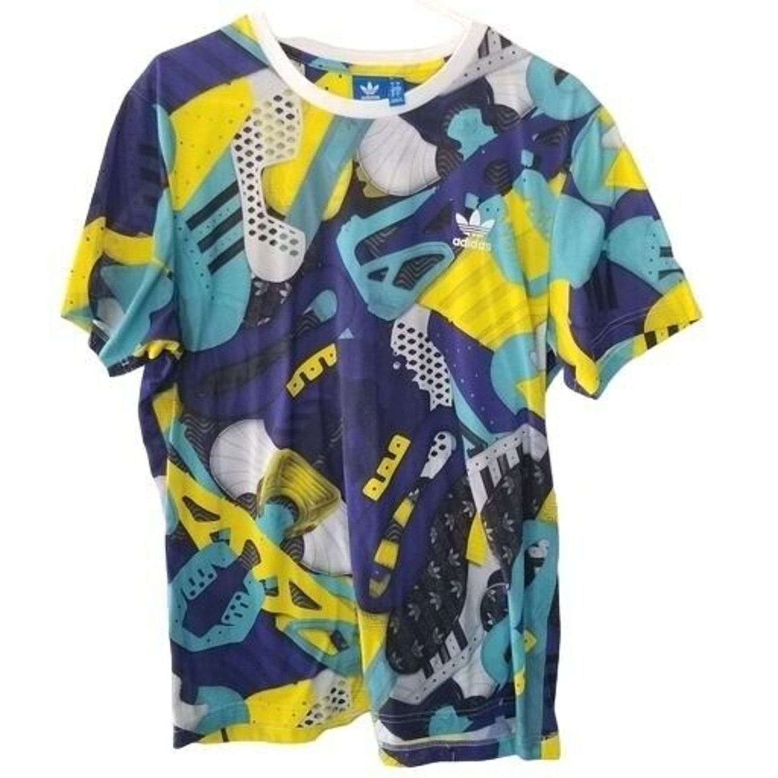 Adidas Adidas Originals AOP Crazy Eddys Take A Trip Jersey T-Shirt Size US L / EU 52-54 / 3 - 1 Thumbnail