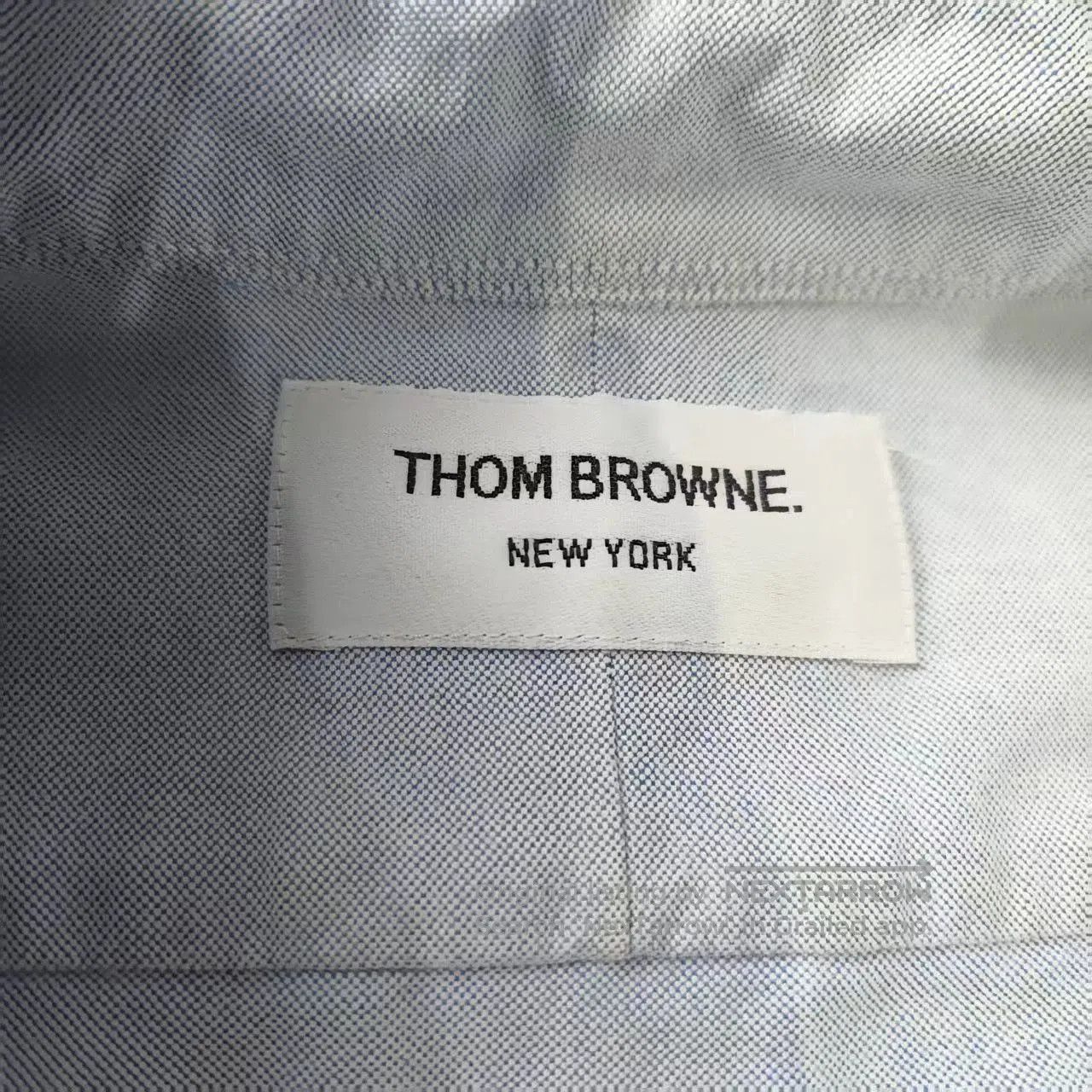Thom Browne thom browne striped button-up shirt in light blue. Size US M / EU 48-50 / 2 - 3 Thumbnail