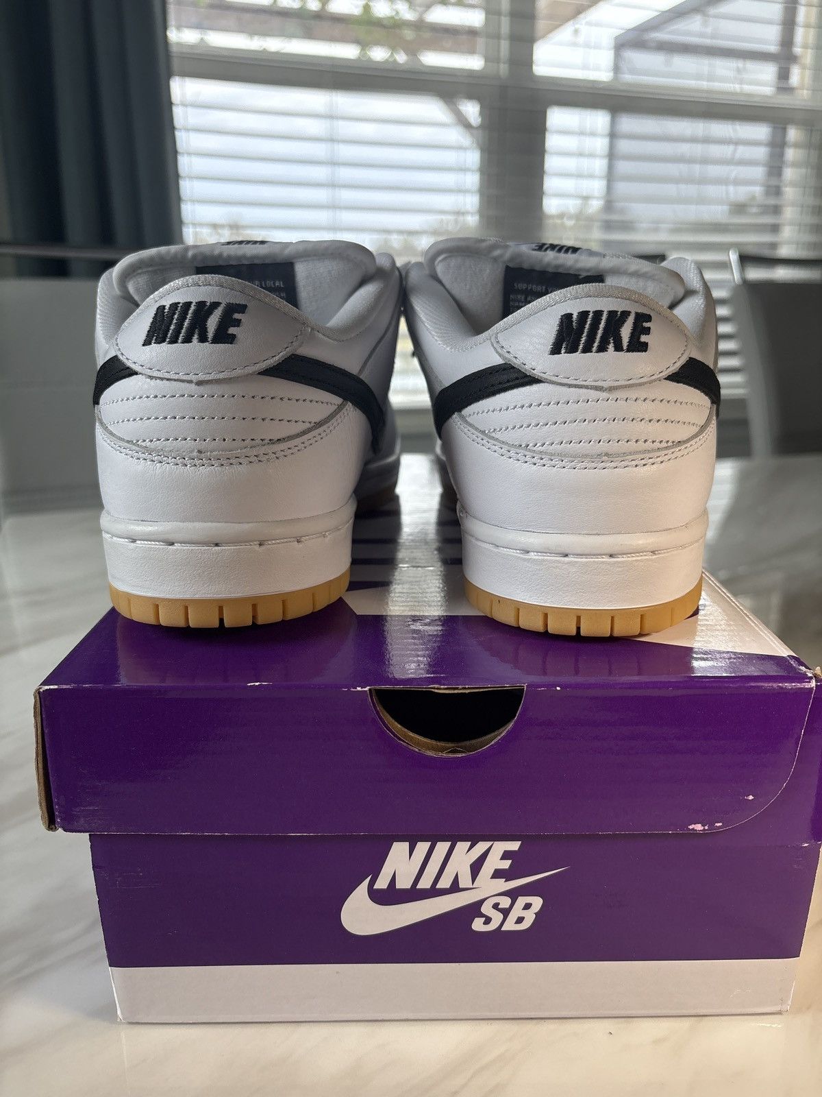Nike SB Nike SB Dunk Low White Gum Size US 8 / EU 41 - 4 Thumbnail