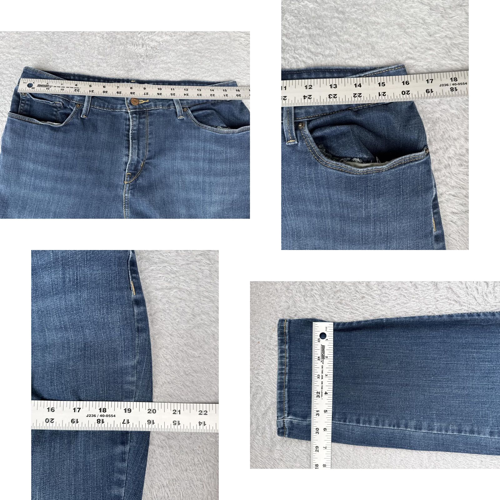 CO **Signature by Levi Strauss & Co. Women's 14 Mid Rise Slim Blue Jeans** User: Signature by Levi Strauss & Co. Women's 14 Mid Rise Slim Blue Jeans Size 36" / US 14 / IT 50 - 9 Thumbnail