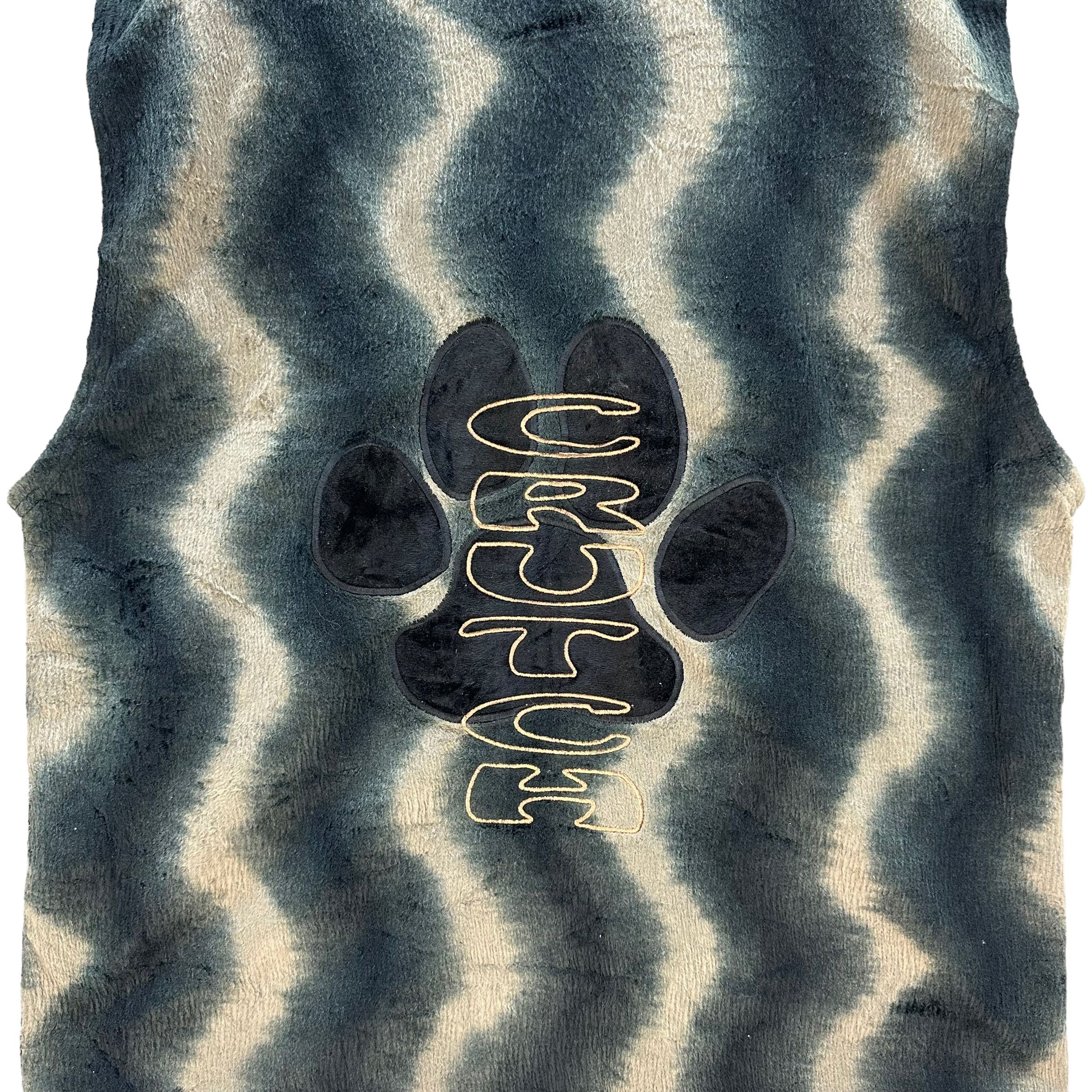 Japanese Brand GALFY BY CRUTCH EMBROIDERY LOGO FLEECE HOODIE VEST #8789-026 Size US L / EU 52-54 / 3 - 9 Thumbnail