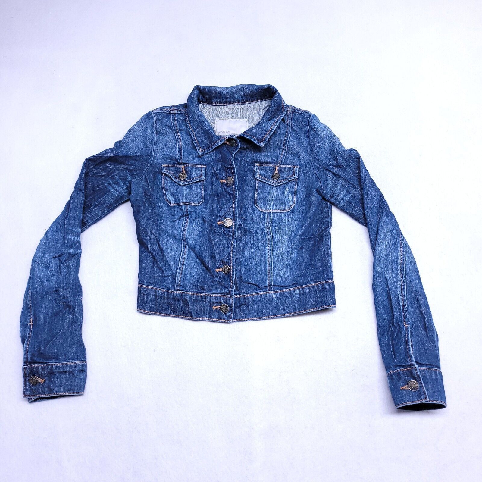 Old Navy Old Navy Denim Jean Jacket Womens Size Extra Small XS Blue Size XS / US 0-2 / IT 36-38 - 2 Thumbnail