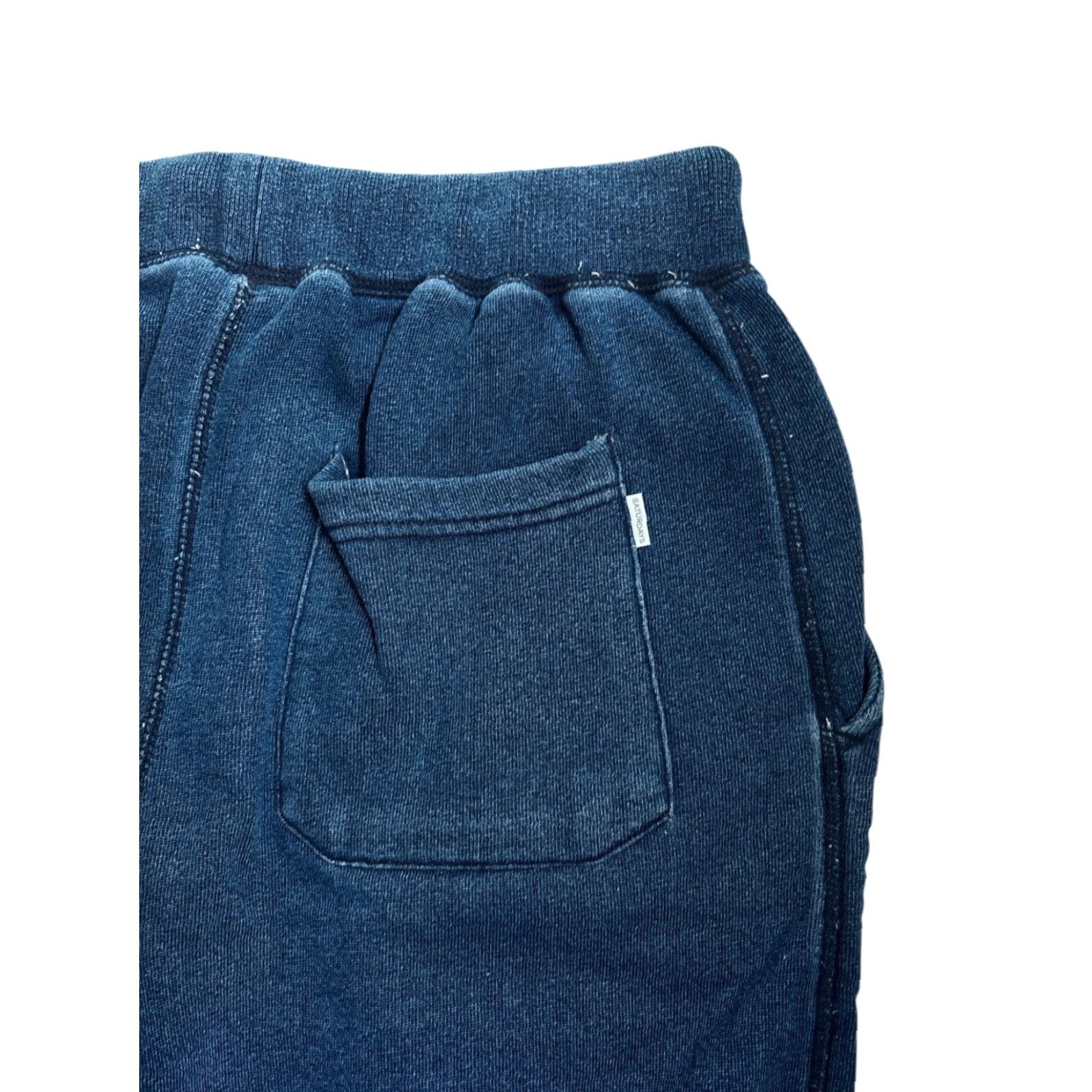 Saturdays NYC VINTAGE Saturdays NYC Sweatpants Sweatpants Men M Blue 2010s Athletic Drawstring Pocketed 100% Cotton Size US 31 - 8 Thumbnail