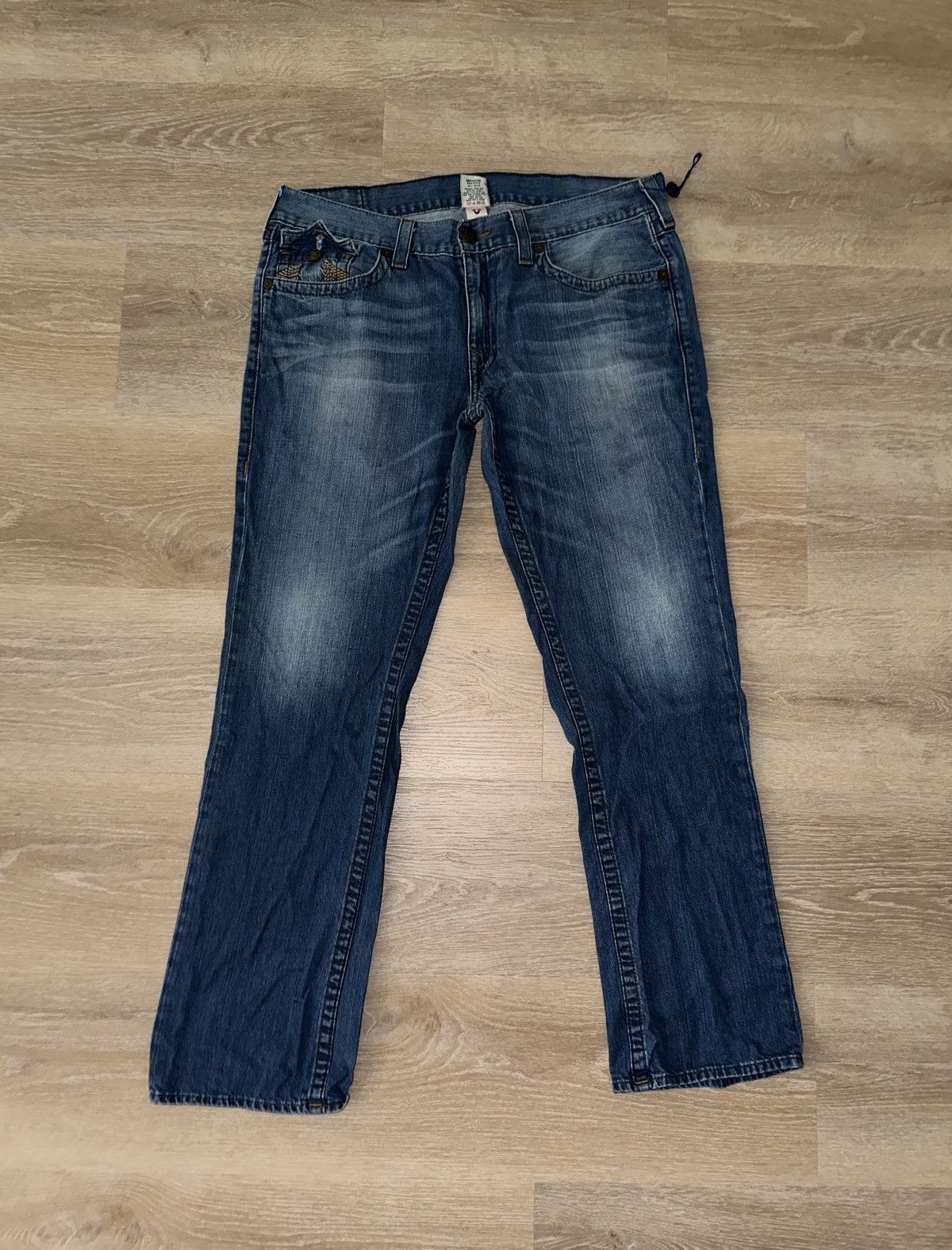 True Religion Vintage True Religion Straight Leg Denim Jeans Size 38 Size US 38 / EU 54 - 1 Thumbnail