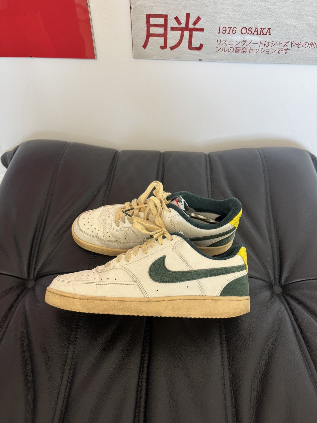 Nike Nike Court Vision Vintage Green Cream White Low Dunk Vibe Size US 11 / EU 44 - 3 Thumbnail