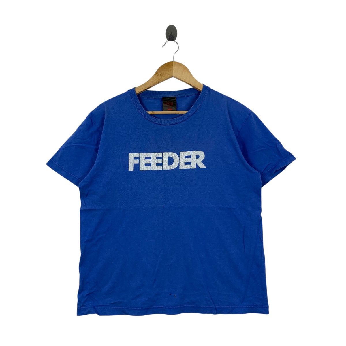 Vintage Vintage Y2K FEEDER Welsh Rock Band By Shoot Short Shirt Size US M / EU 48-50 / 2 - 1 Thumbnail