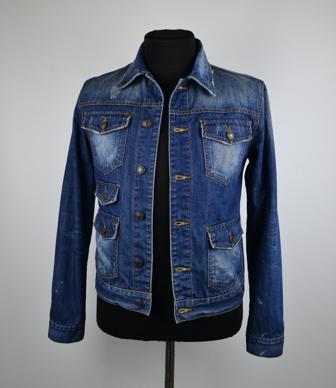 Dsquared2 × Vintage Women Denim Jacket dsquared Size M Size M / US 6-8 / IT 42-44 - 1 Thumbnail