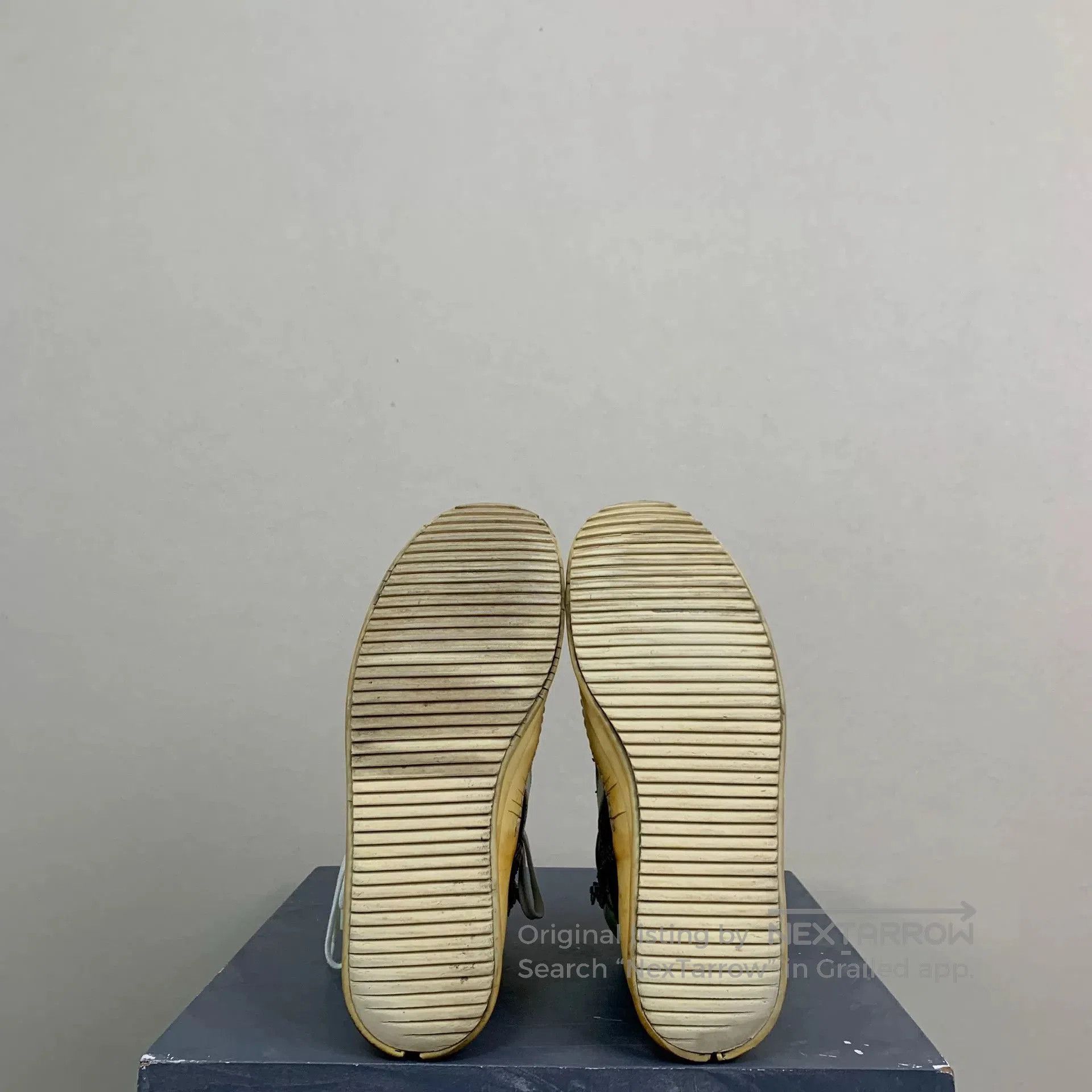 Rick Owens rick owens black and white high. Size US 9 / EU 42 - 5 Thumbnail