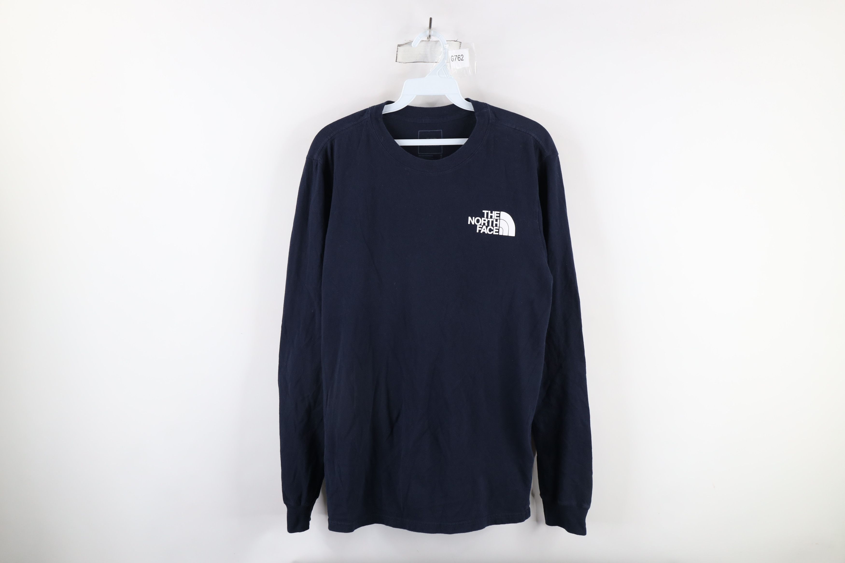 The North Face × Vintage The North Face Spell Out Big Logo Long Sleeve T-Shirt Blue Size US S / EU 44-46 / 1 - 1 Thumbnail