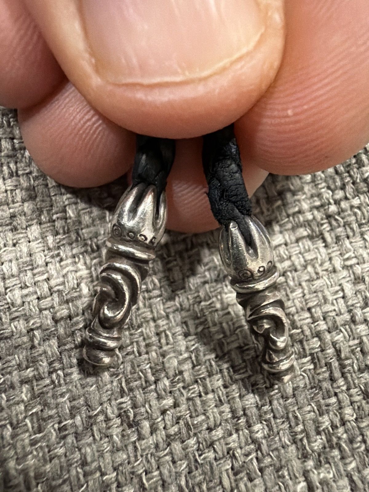 Chrome Hearts Chrome Hearts Braided Leather Rope Necklace Size ONE SIZE - 7 Thumbnail