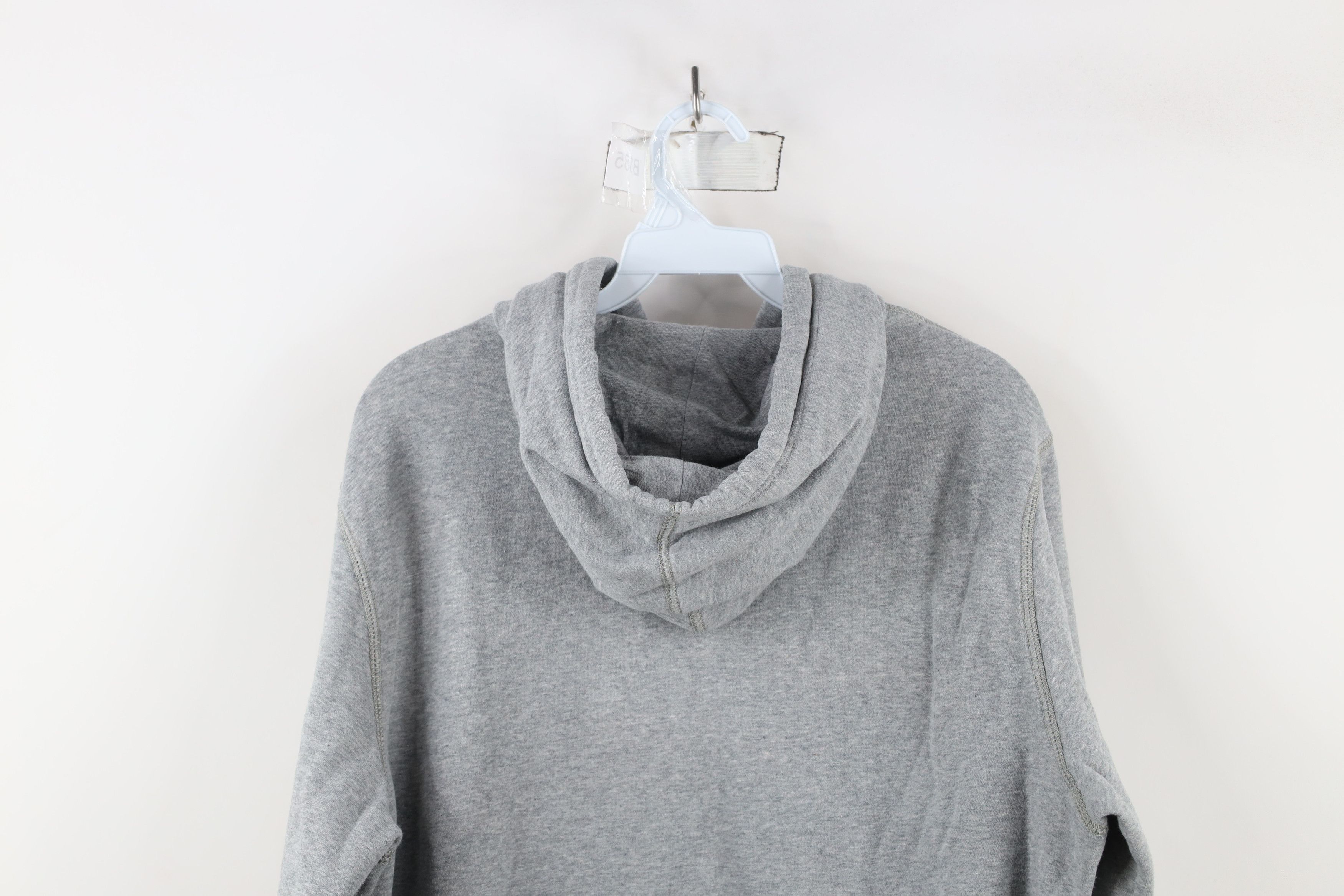Nike × Vintage Vintage Y2K Nike Scott Mini Swoosh Hoodie Sweatshirt Gray Size US L / EU 52-54 / 3 - 12 Thumbnail