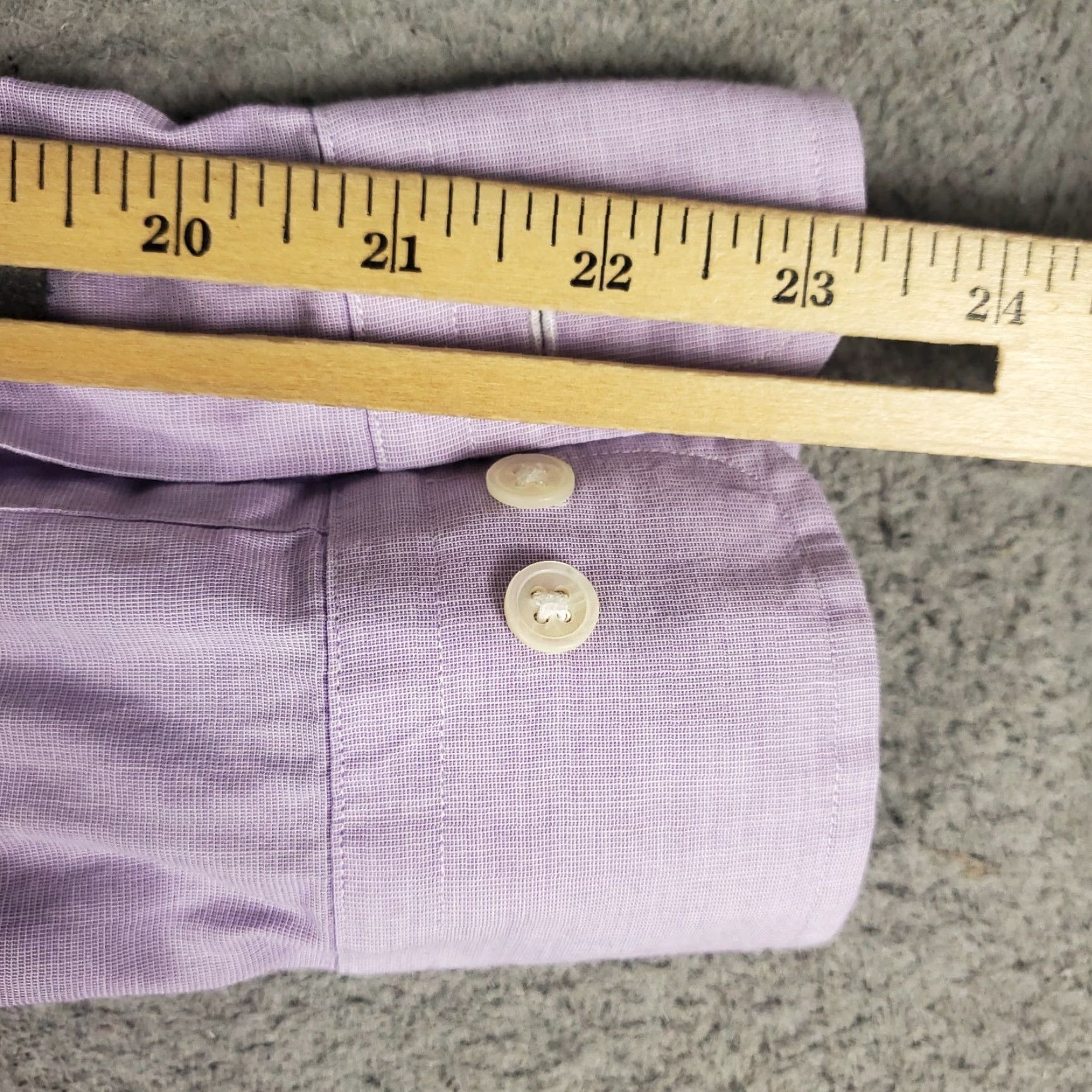 Ralph Lauren Ralph Lauren Shirt Mens Size 16 Purple Dress Button Up Long Sleeve Shirt Size 42R - 6 Thumbnail