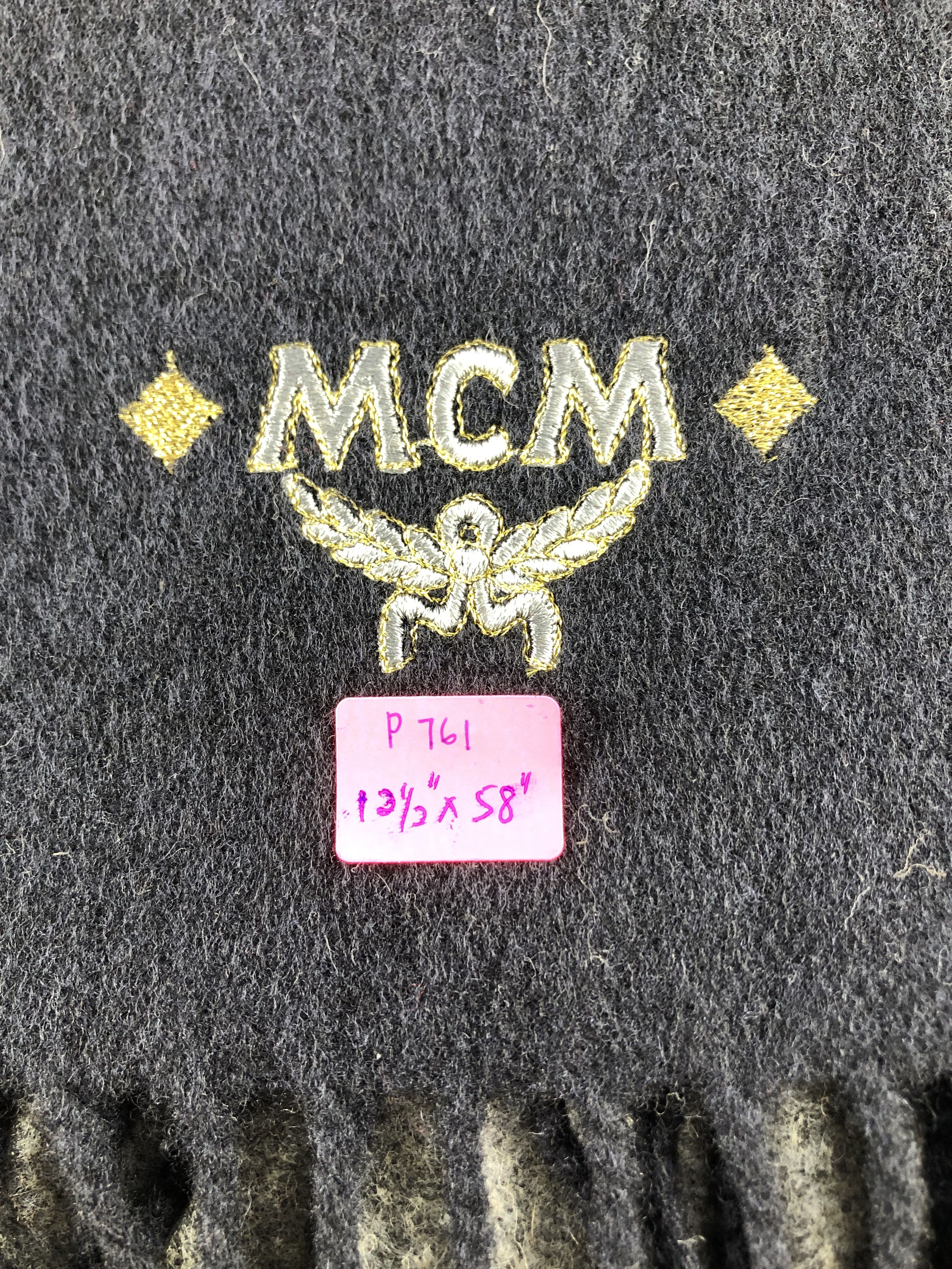 MCM MCM Wool Scarf / Muffler / Neckwear P761 Size ONE SIZE - 4 Thumbnail
