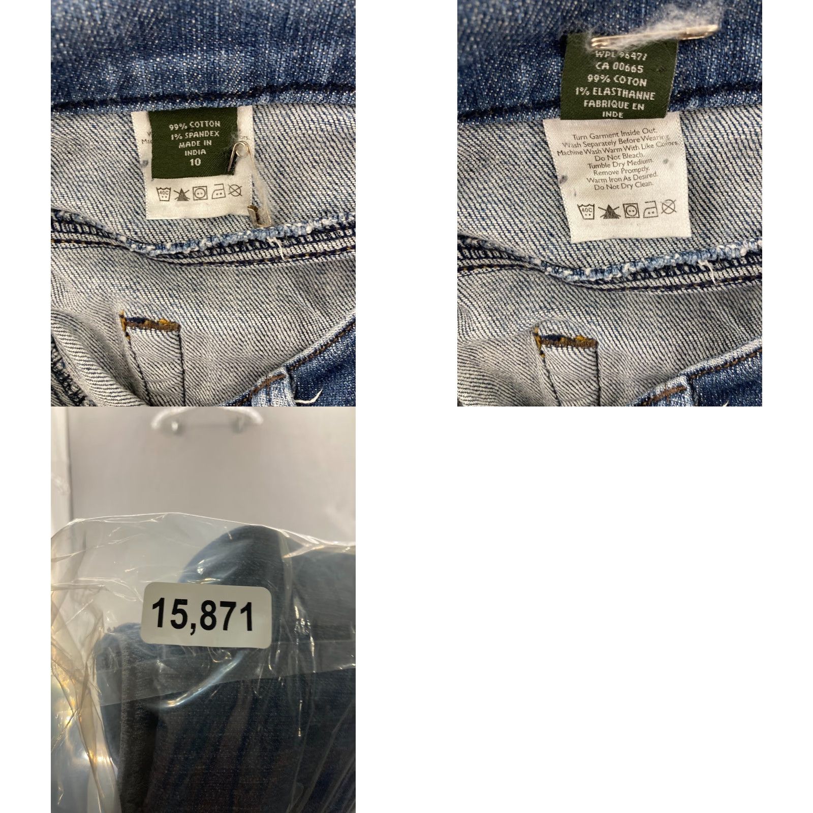 Eddie Bauer Eddie Bauer Denim Skirt Women Adult 10 Short Blue Cotton Pockets 80s 90s Modern Size 32" / US 10 / IT 46 - 8 Thumbnail