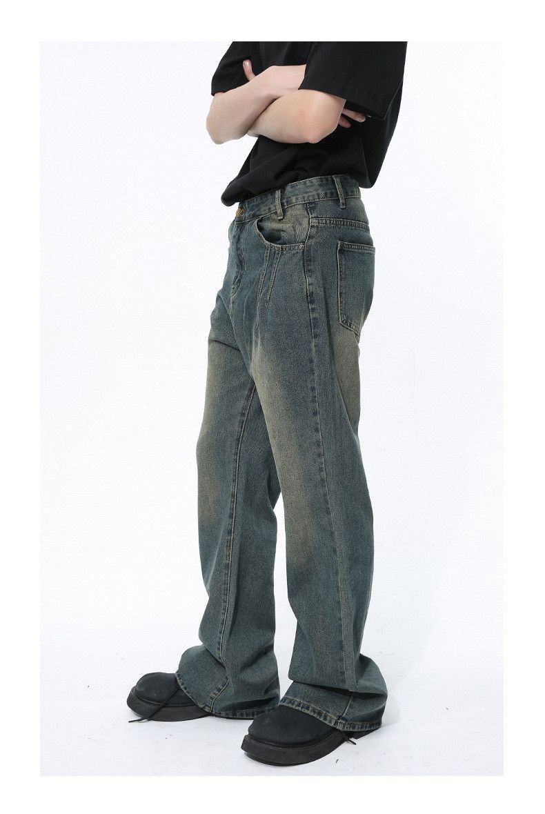 Japanese Brand × Jean Distressed vintage flared washed jeans Size US 32 / EU 48 - 4 Thumbnail