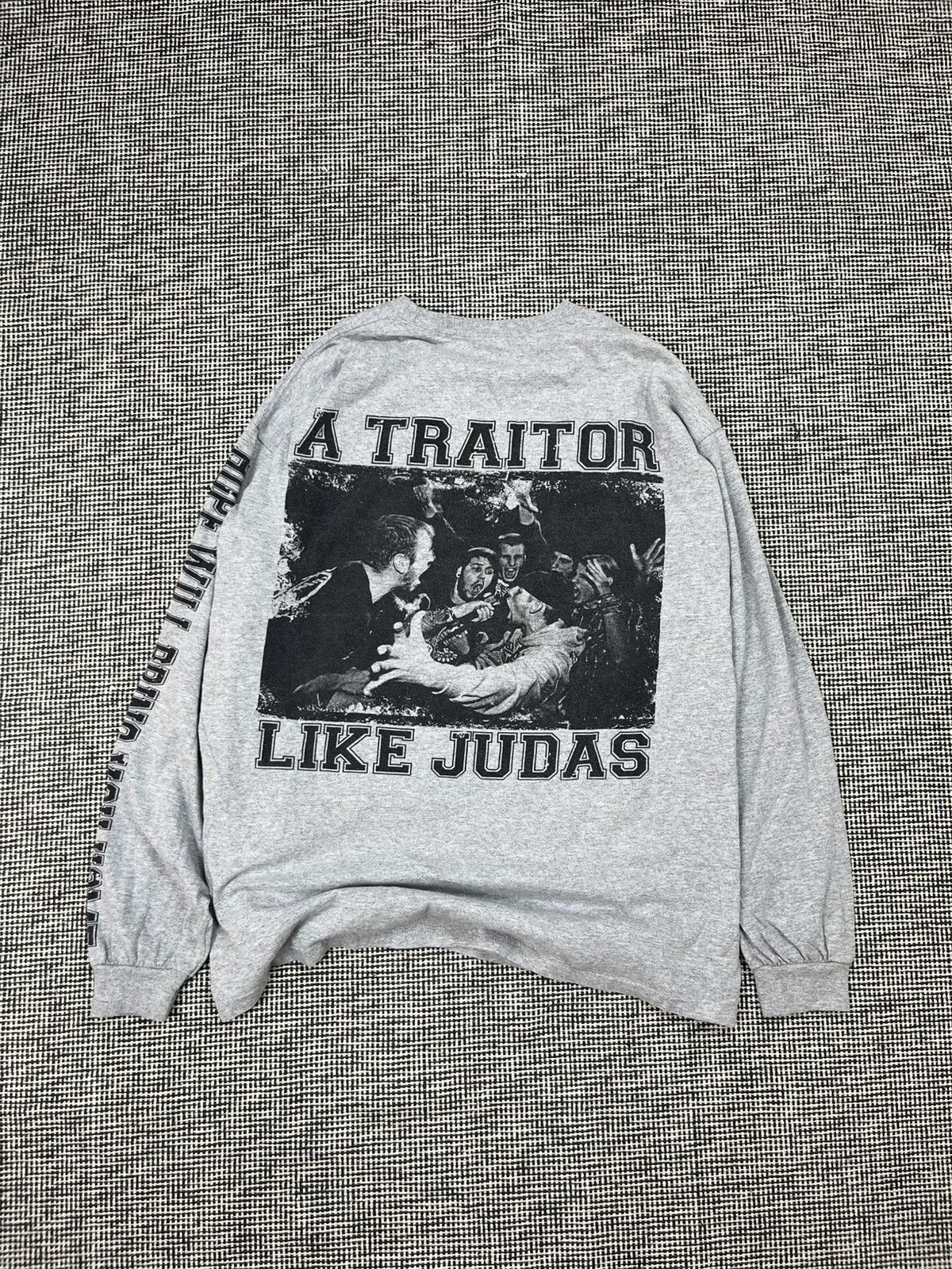 Band Tees y2k a traitor like Judas German metal rare band ls tee Size US XL / EU 56 / 4 - 1 Thumbnail