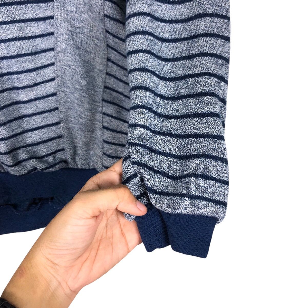 Japanese Brand × Vintage Rare Volkswagen Stripe Fleece Sweatshirt Small #A2 Size US S / EU 44-46 / 1 - 9 Thumbnail