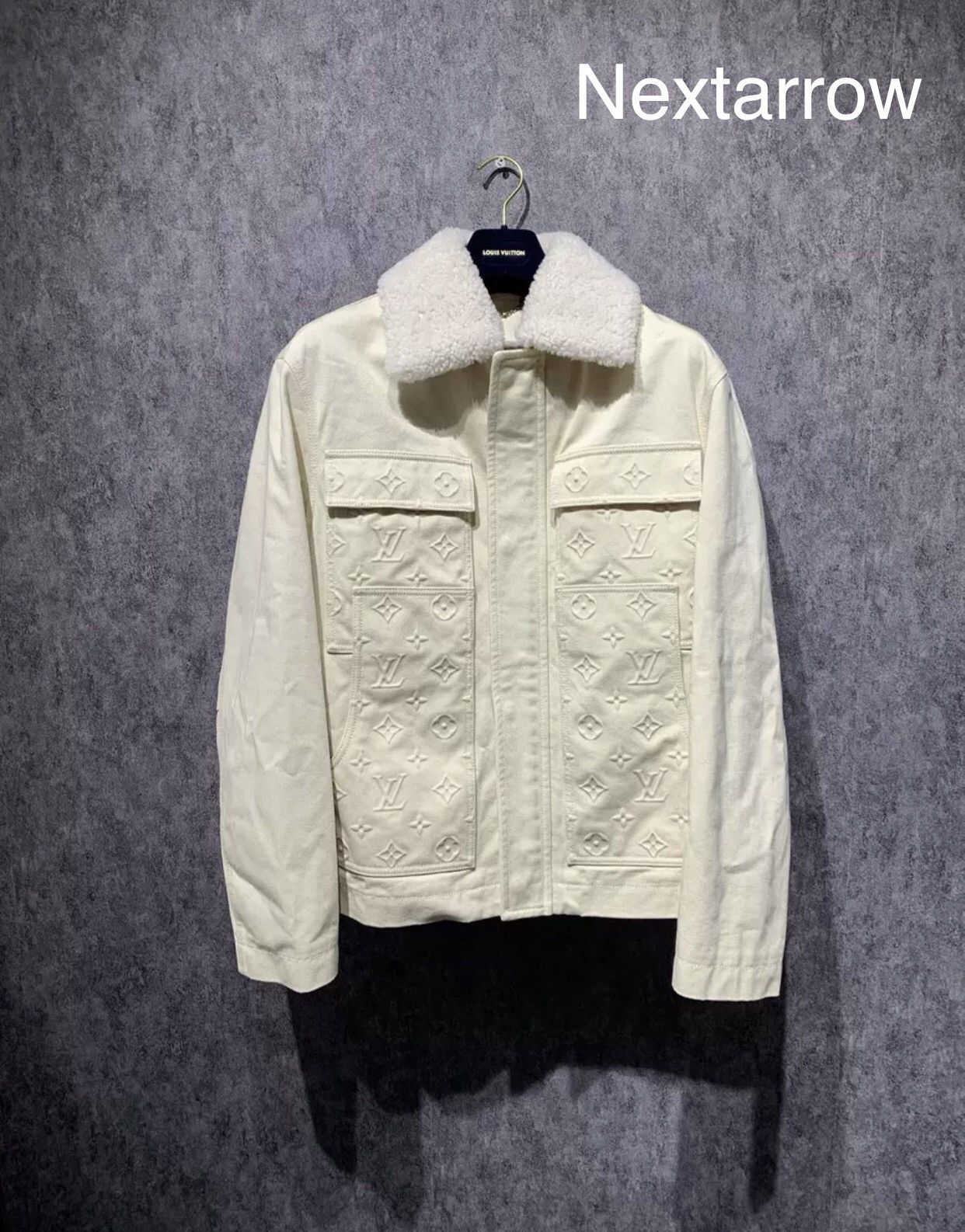 Louis Vuitton LOUIS VUITTON New relief full print logging denim jacket2412 Size US M / EU 48-50 / 2 - 1 Thumbnail