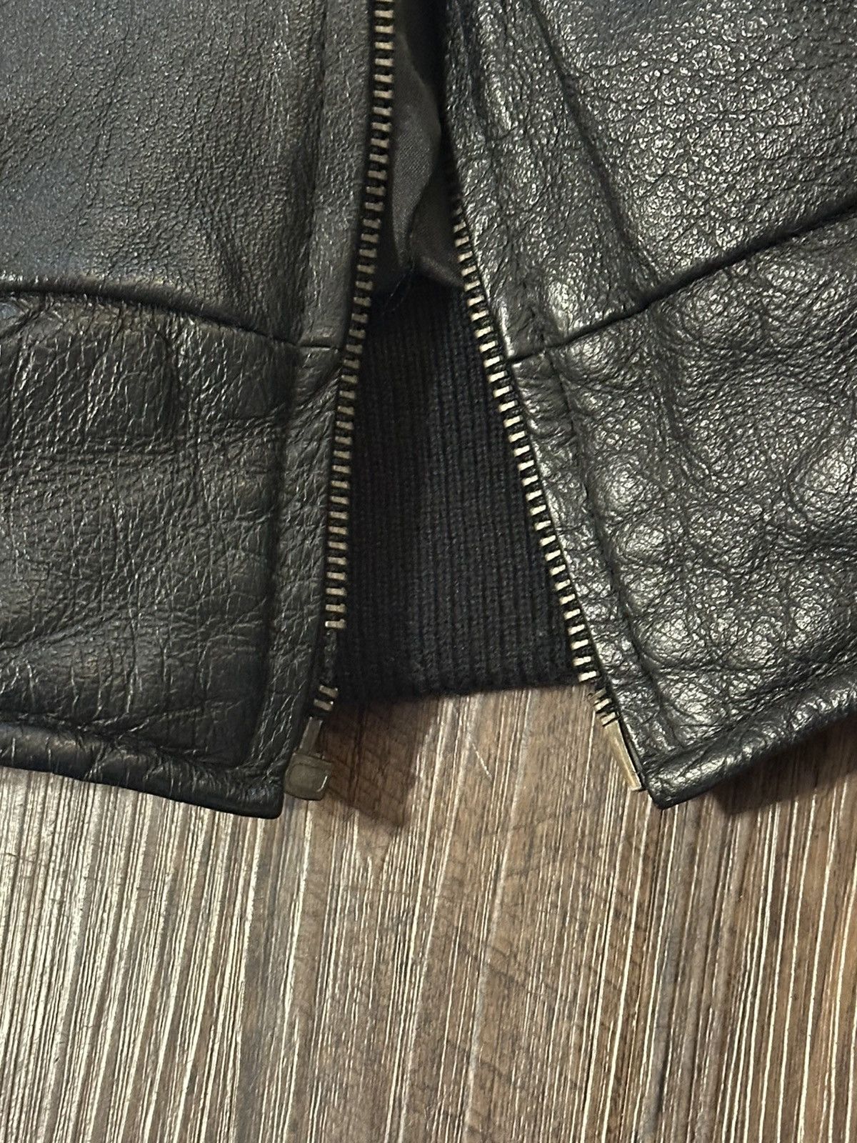 Michael Hoban Michael Hoban USA Leather Jacket (Broken Zipper) Size US XL / EU 56 / 4 - 6 Thumbnail