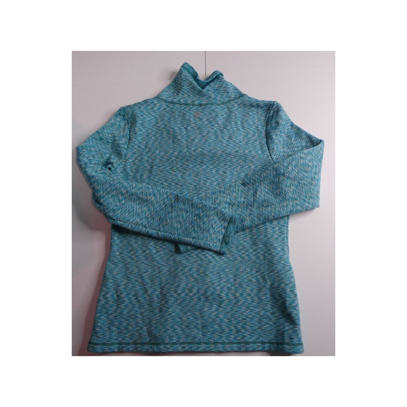 Athletic Propulsion Labs ATHLETA 1/4 button athletic therma top, teal, large Size L / US 10 / IT 46 - 3 Thumbnail