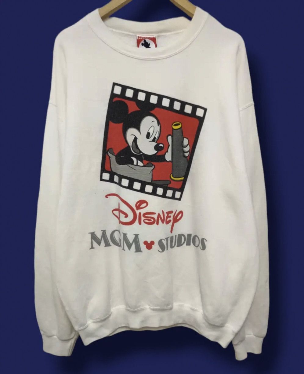 Cartoon Network × Disney × Vintage Vintage 80s Mickey Mouse Disney MGM Studios Sweatshirt Size US L / EU 52-54 / 3 - 1 Thumbnail