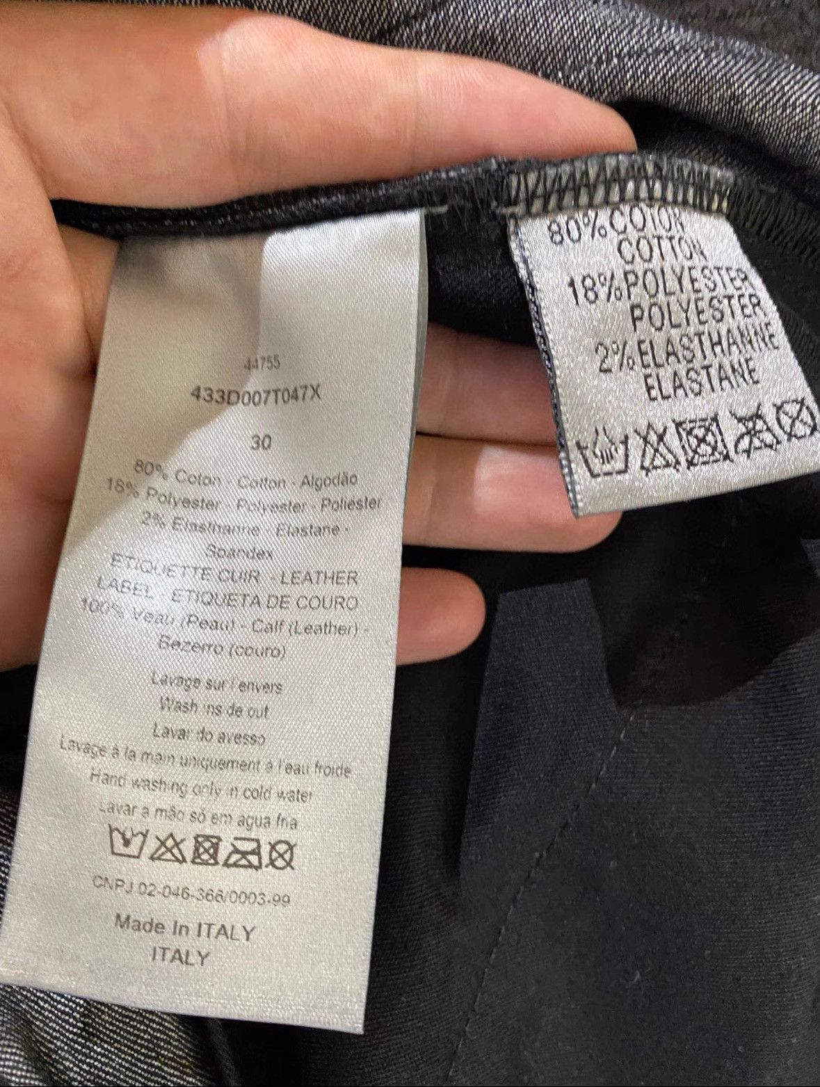 Dior Dior homme denim jeans Size US 30 / EU 46 - 7 Thumbnail