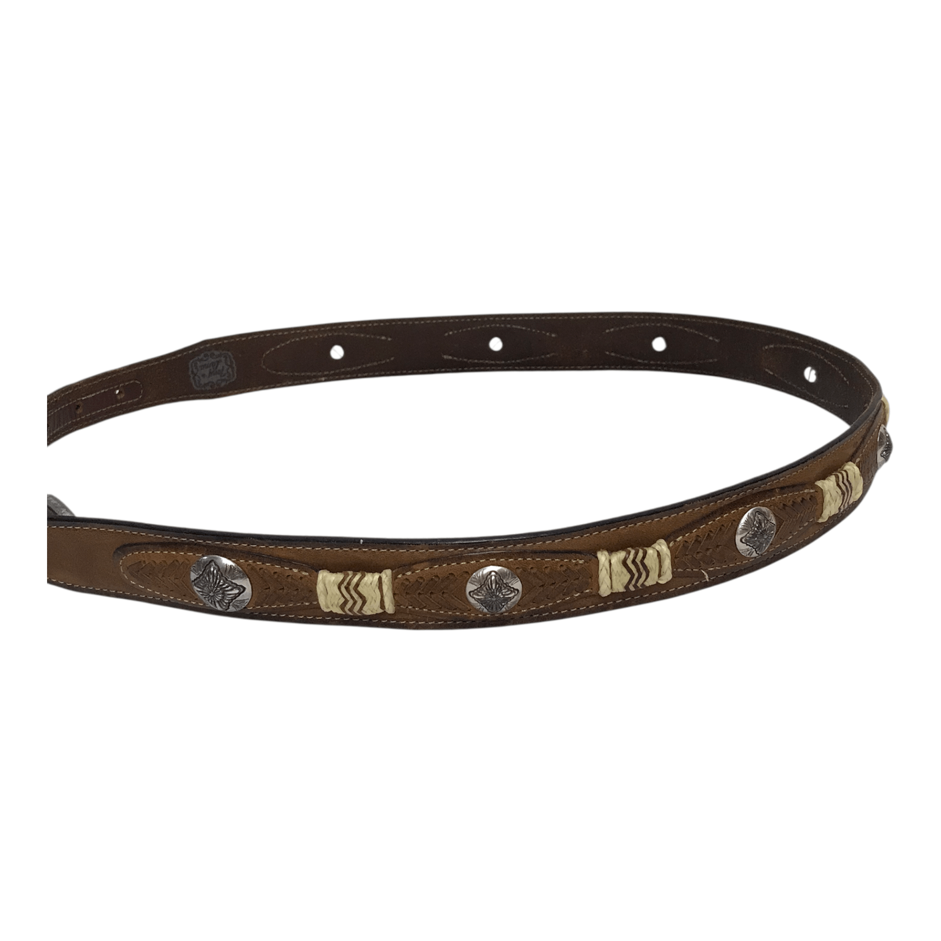 Tony Lama Tony Lama western Cowhide Leather Belt Size ONE SIZE - 5 Thumbnail