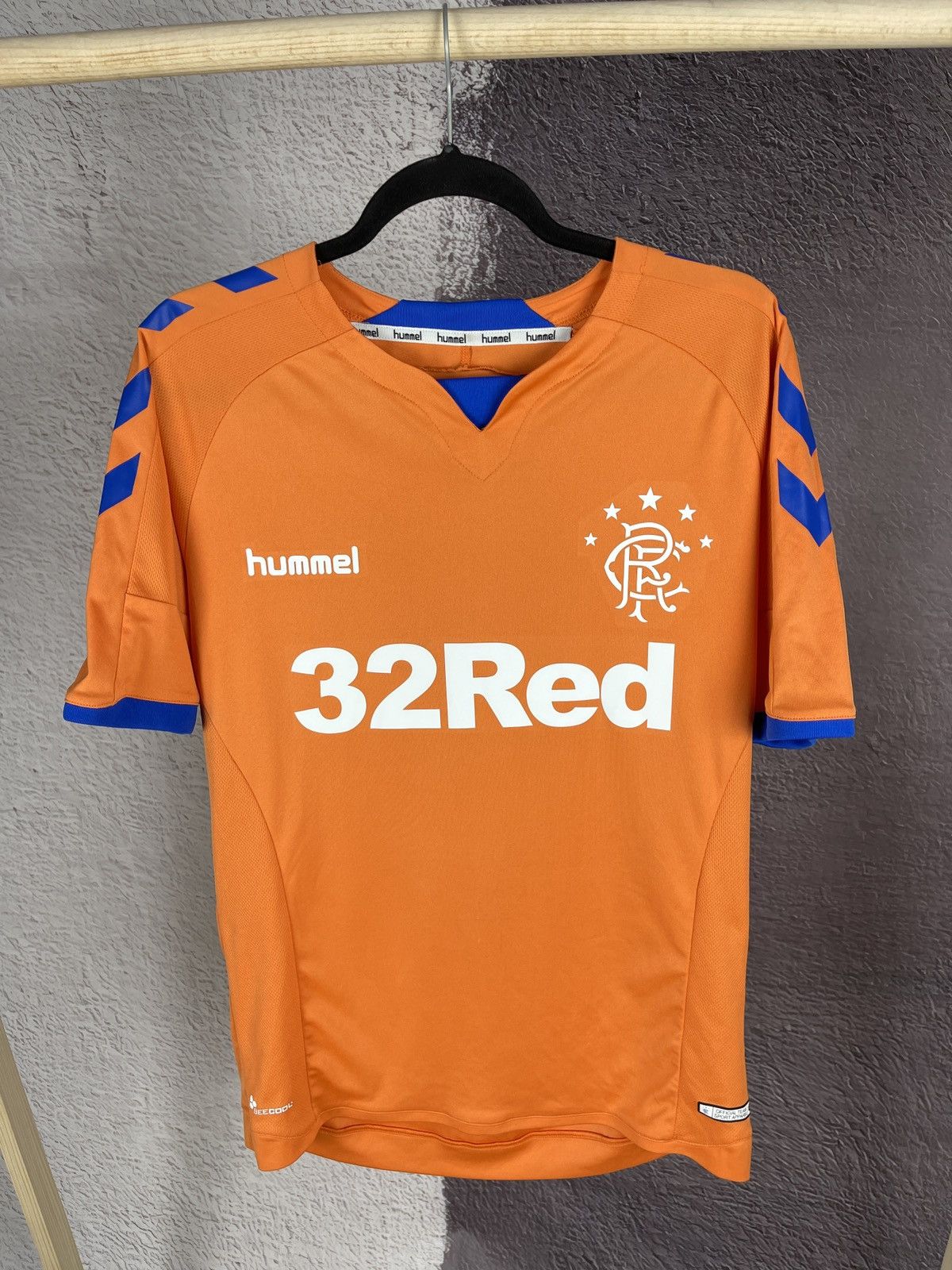 Hummel Hummel Rangers 2018 2019 third soccer jersey football shirt Size US S / EU 44-46 / 1 - 2 Thumbnail