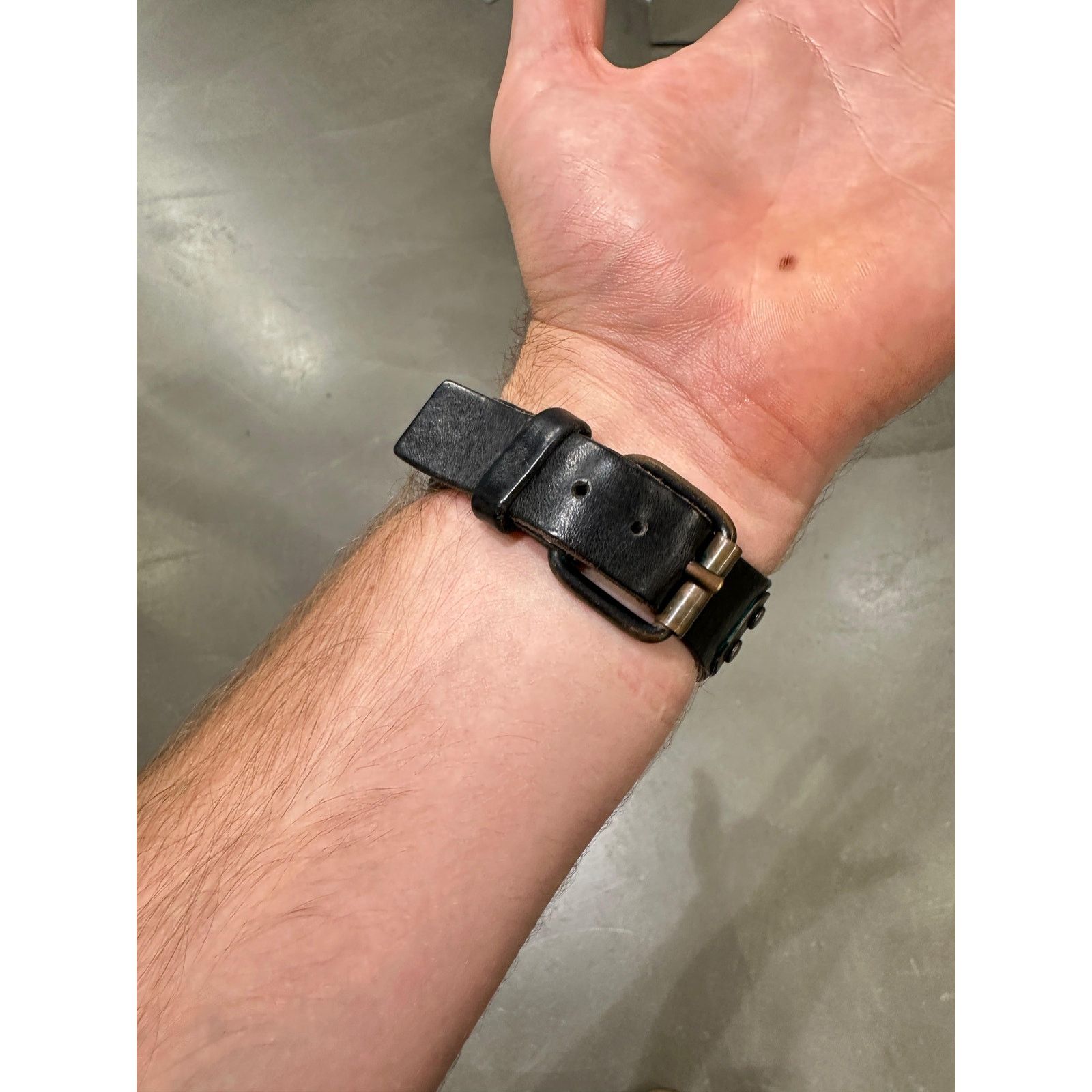 Helmut Lang S/S2003 Helmut Lang leather bracelet Size ONE SIZE - 2 Thumbnail