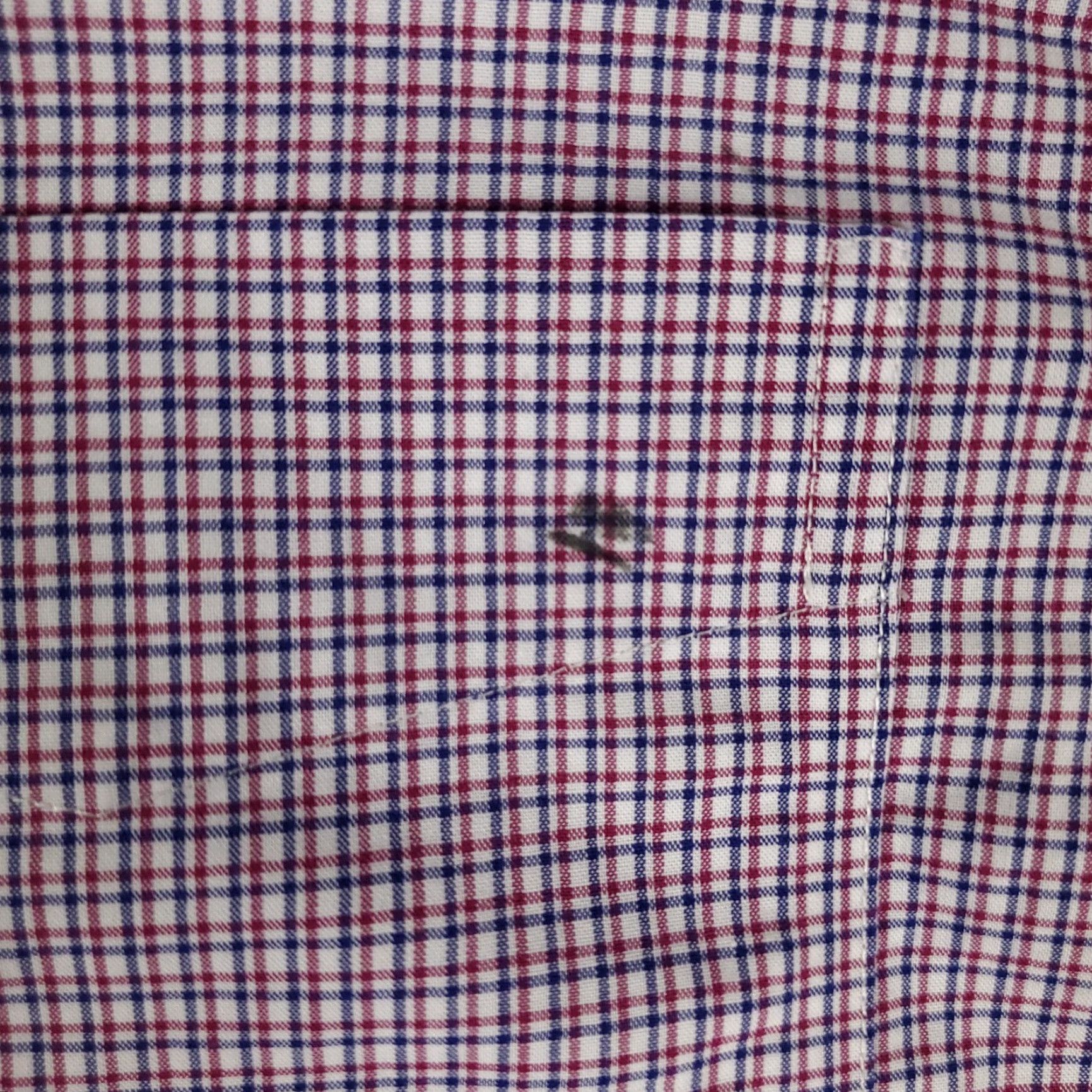 Ralph Lauren Ralph Lauren Dress Shirt Mens Size 17 Red Blue Plaid Long Sleeve Button-Down Size 46R - 3 Thumbnail
