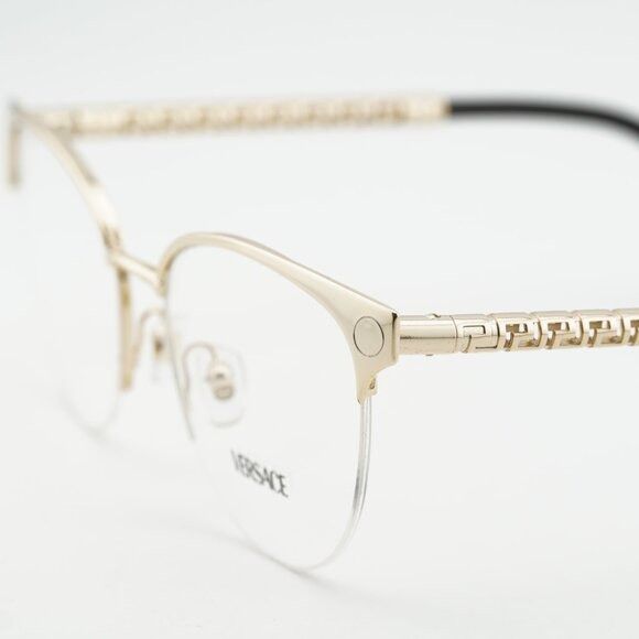 Versace Versace VE1297 1002 Eyeglasses Gold 53mm Cat Eye Frame Size ONE SIZE - 9 Thumbnail