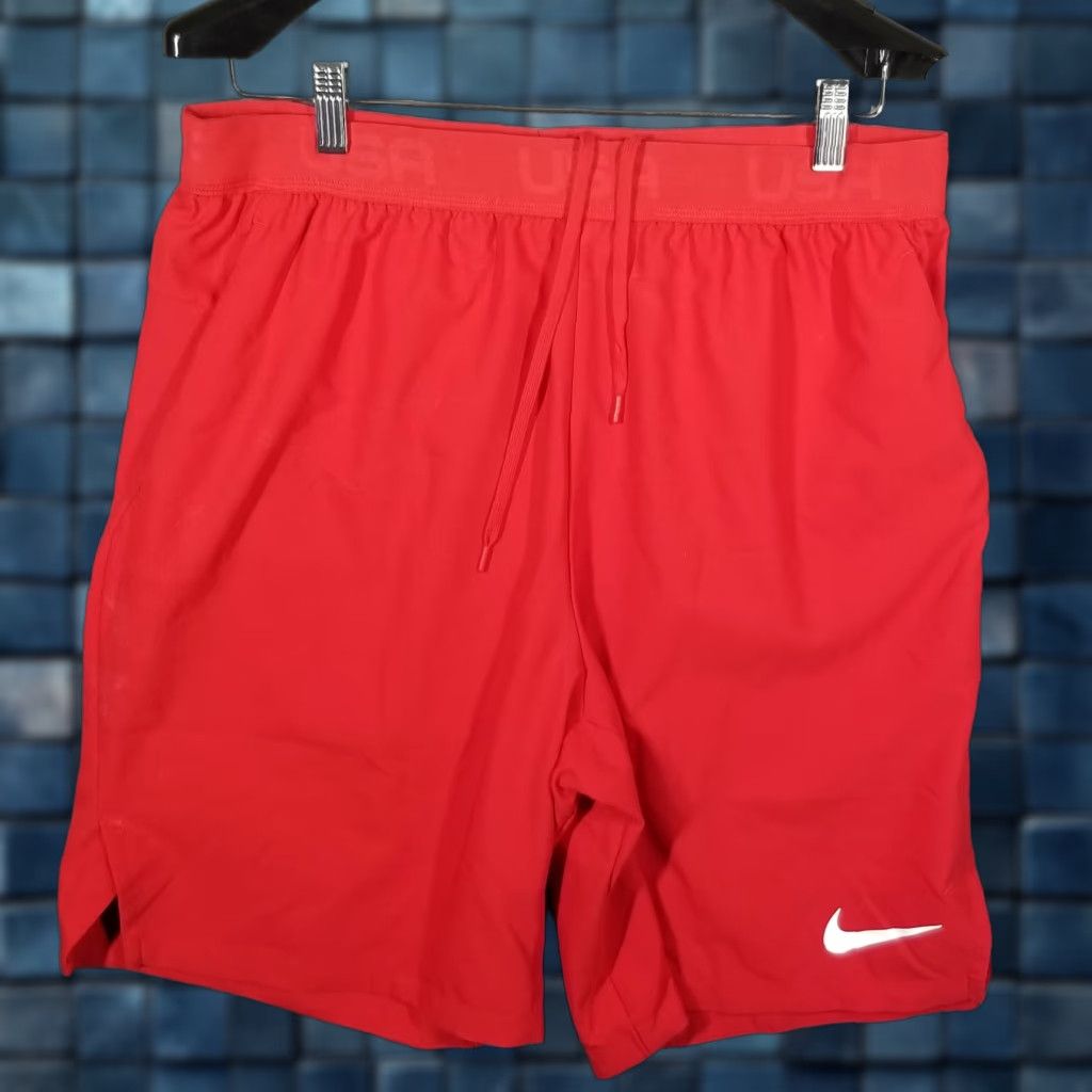 Nike Nike Flex Training Shorts all USA Red LT Large Tall Regular Men Built for Activewear Size US 33 - 1 Thumbnail