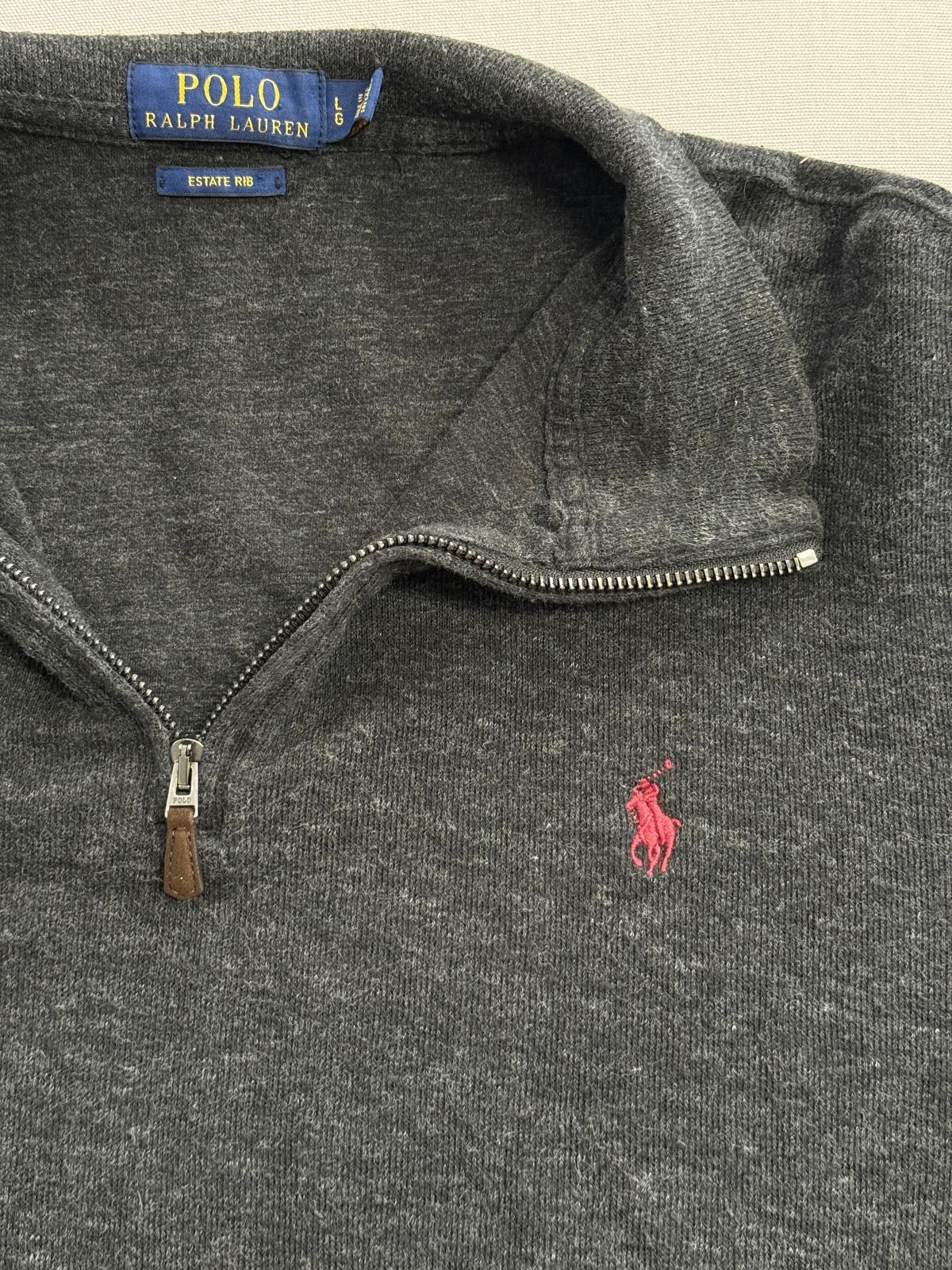 Polo Ralph Lauren Polo Ralph Lauren Quarter Zip Pullover Estate Rib - L Size US L / EU 52-54 / 3 - 4 Thumbnail