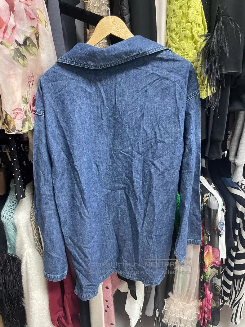 Valentino Valentino Women's denim kaftan dress Size S / US 4 / IT 40 - 6 Thumbnail
