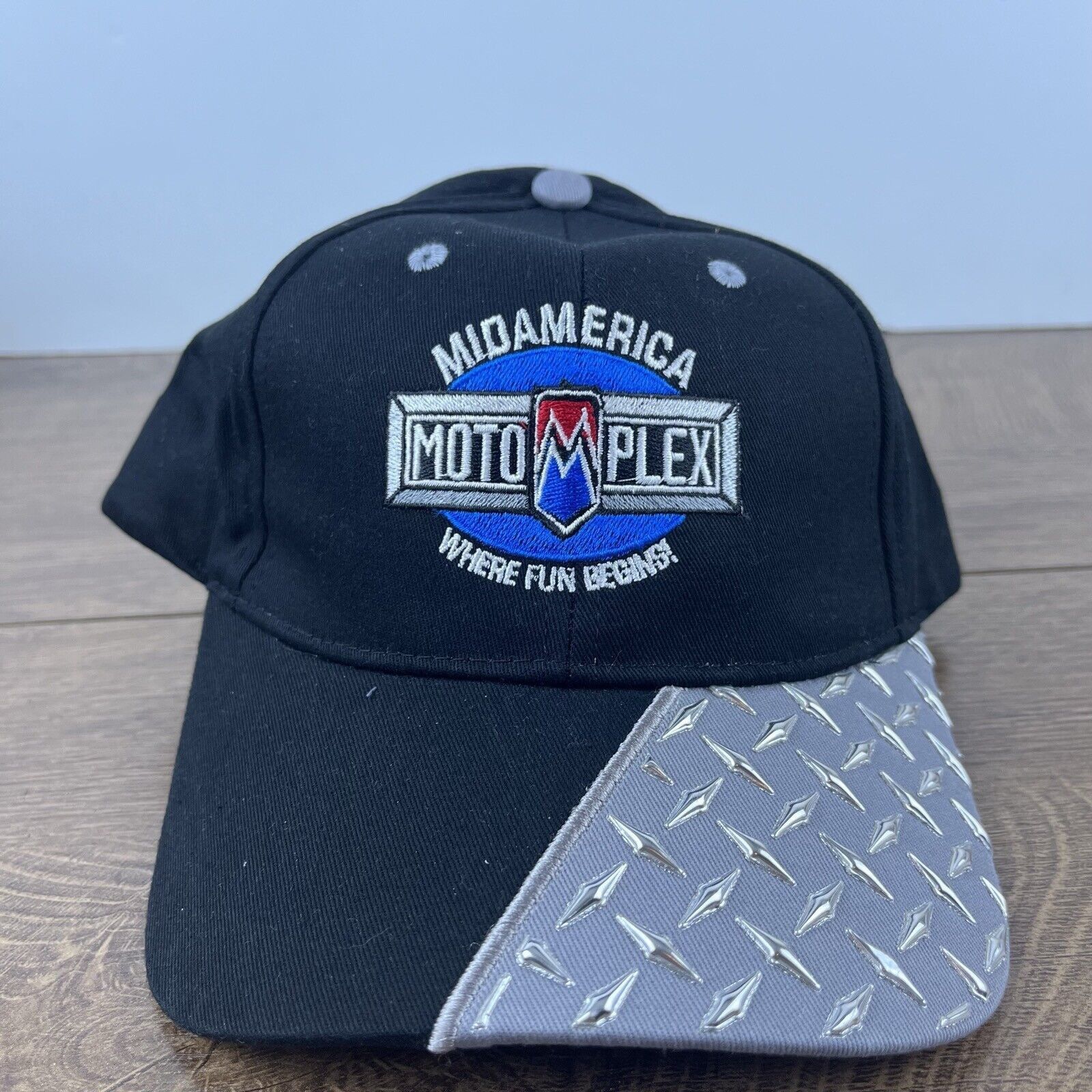 Other Mid America Moto Plex Hat Black Cap Hat Adjustable Hat Black Size ONE SIZE - 3 Thumbnail