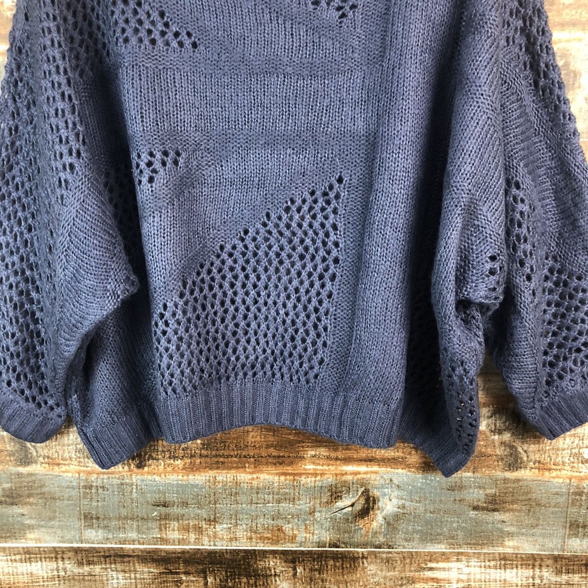 Homespun Knitwear Smelish Blue Cloaks crochet Knitwear #A2361 Size US M / EU 48-50 / 2 - 6 Thumbnail