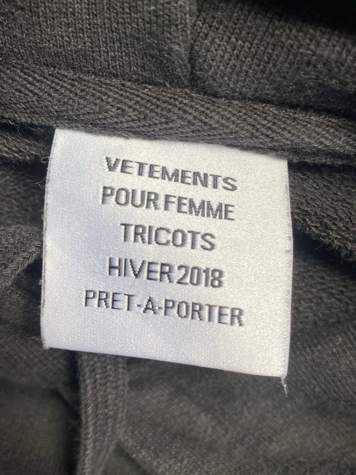 Vetements Vetements 18SS hoodie Size US XS / EU 42 / 0 - 5 Thumbnail